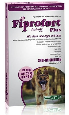 Tropiclean Fiprofort Spot On Treatment Dog