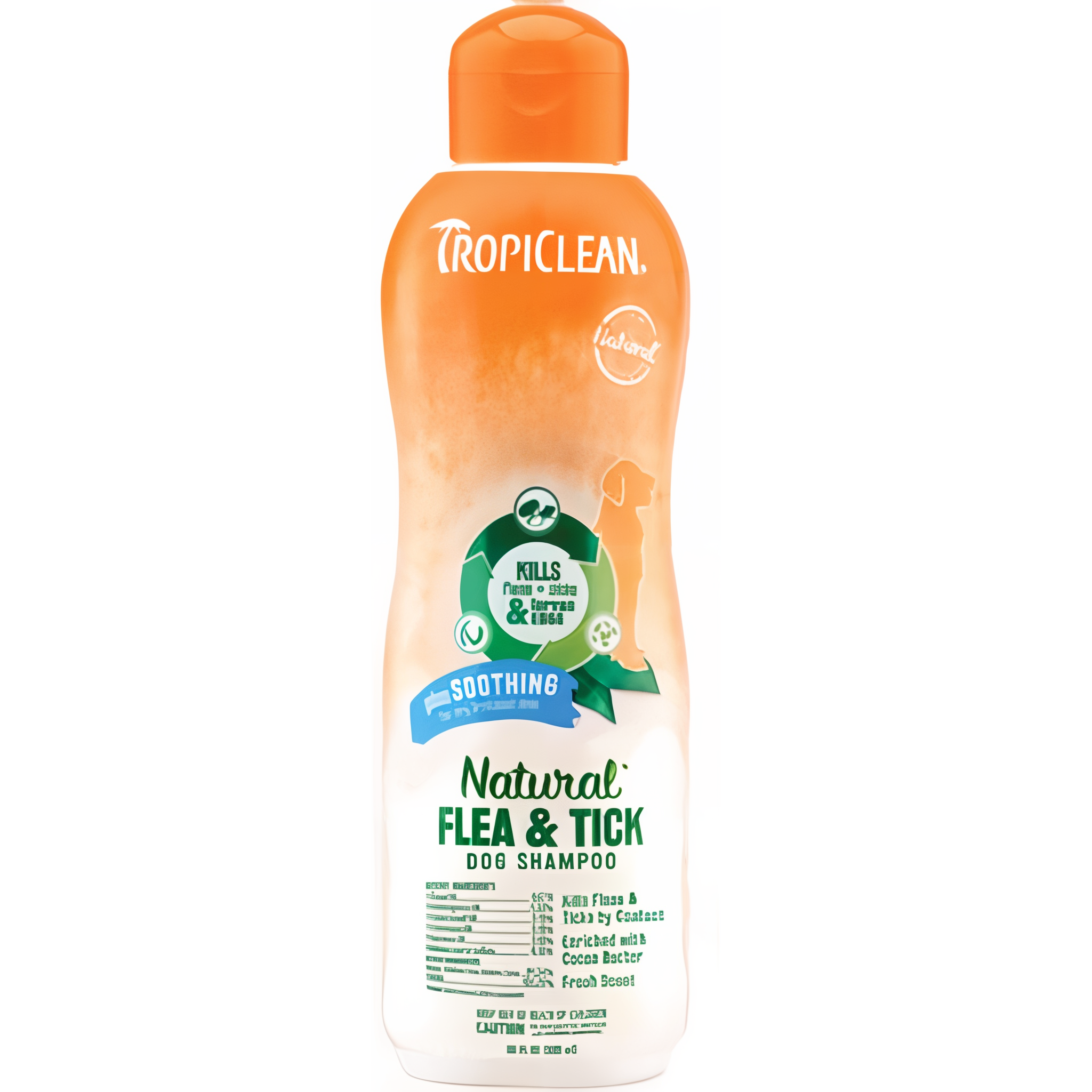 TropiClean Natural Flea & Tick Soothing Shampoo for Dogs