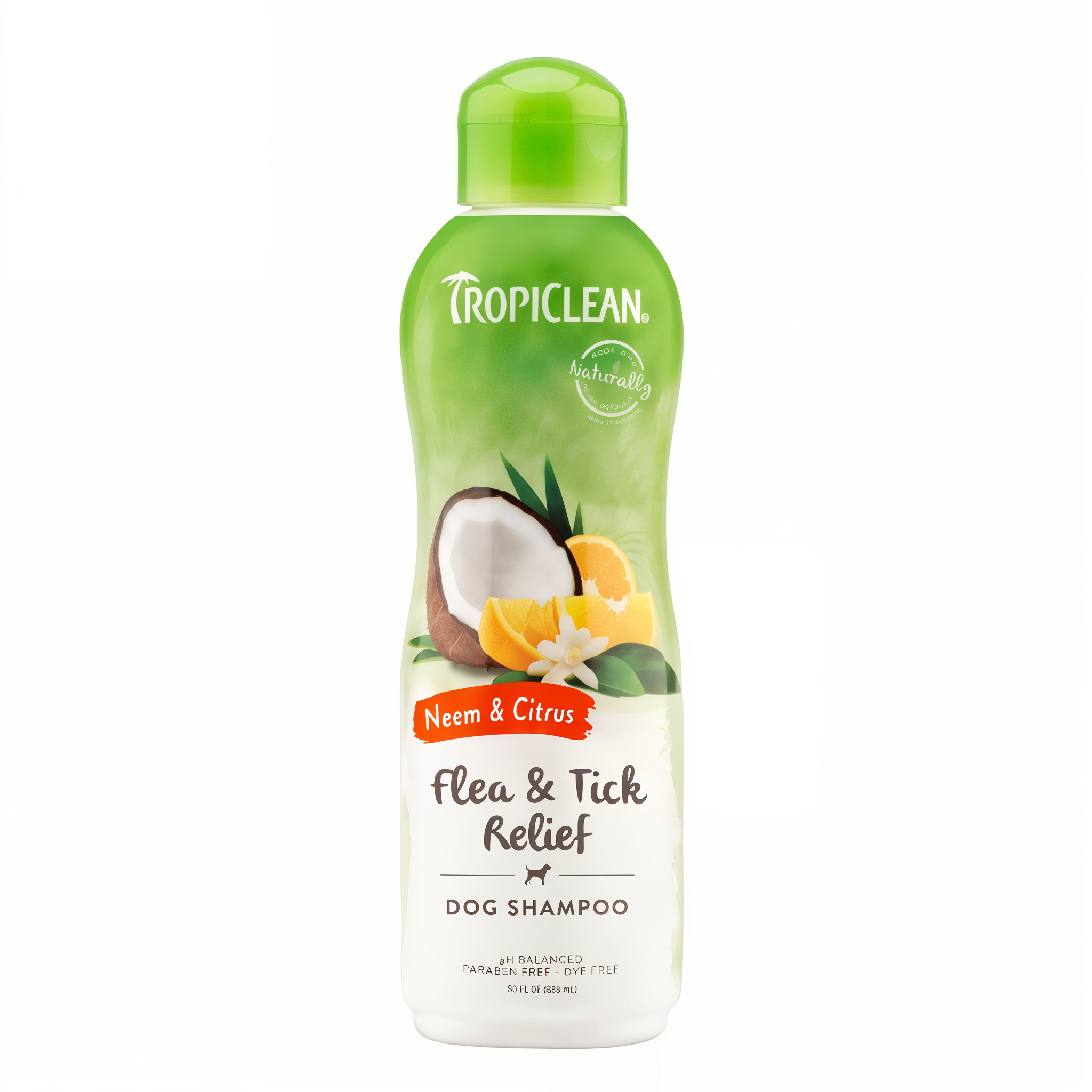 TropiClean Neem & Citrus Flea & Tick Relief Shampoo for Dogs