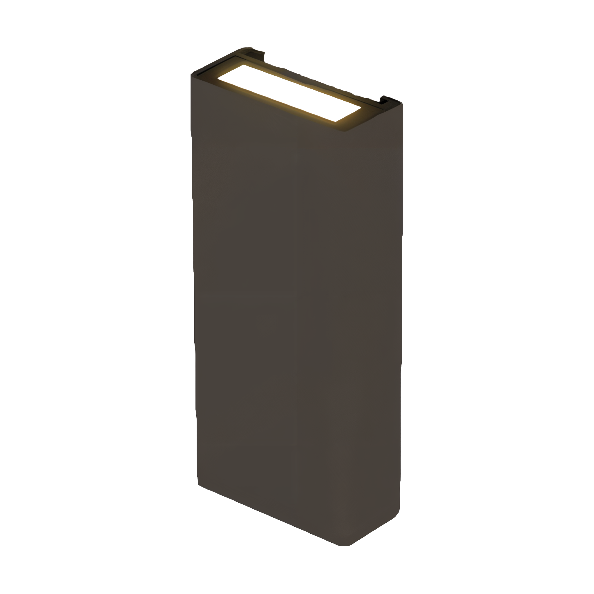 Tru-Scapes Low Profile Post / Wall Mount Sconce TSS-AS200 — Bronze powder-coat aluminum, RGBCW tunable LED, studio view