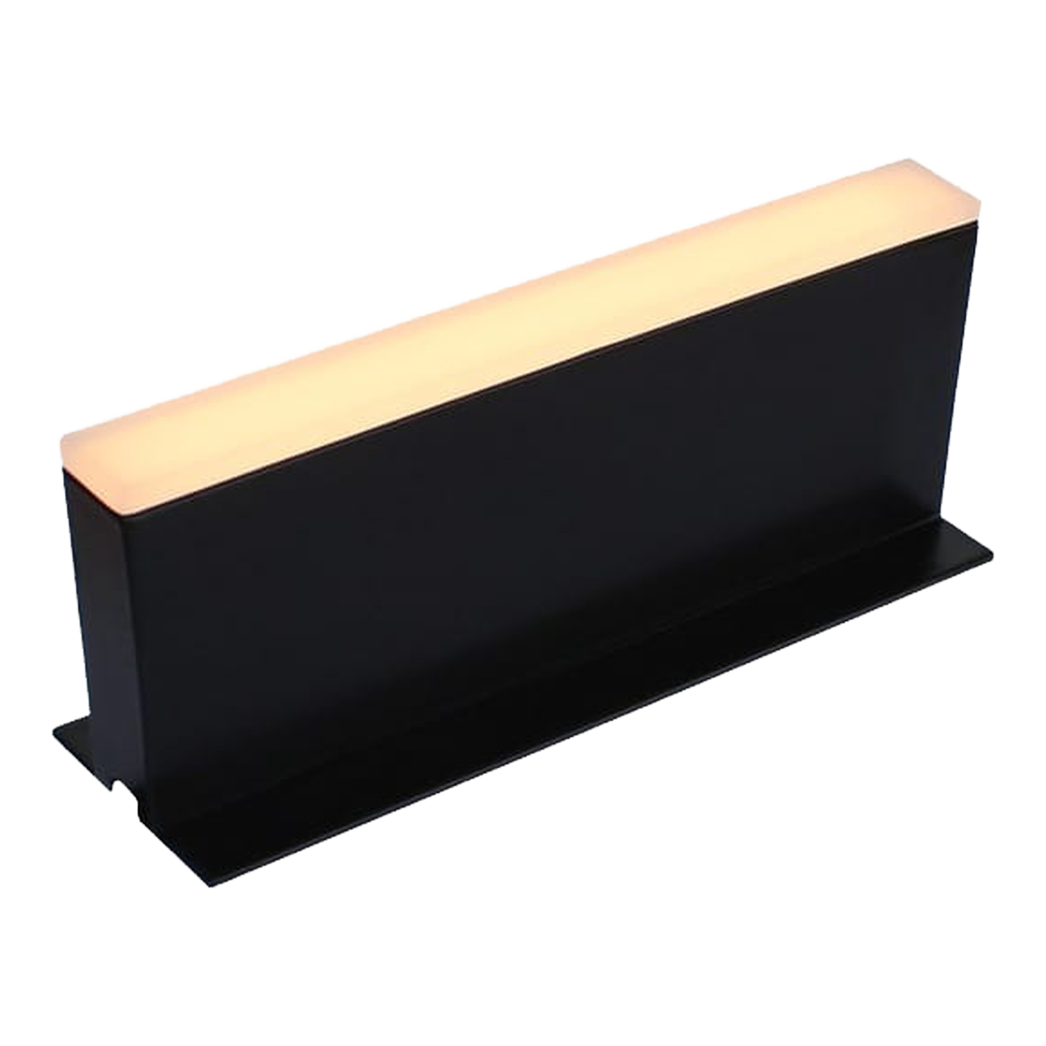 Tru-Scapes Traditional 6" Paver Light TS-HPL-6 — black aluminum housing, frosted lens, studio view #Black#2700K#6"