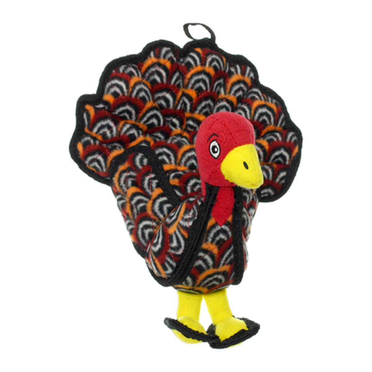 Tuffy Jr Barnyard Turkey Dog Toy front view