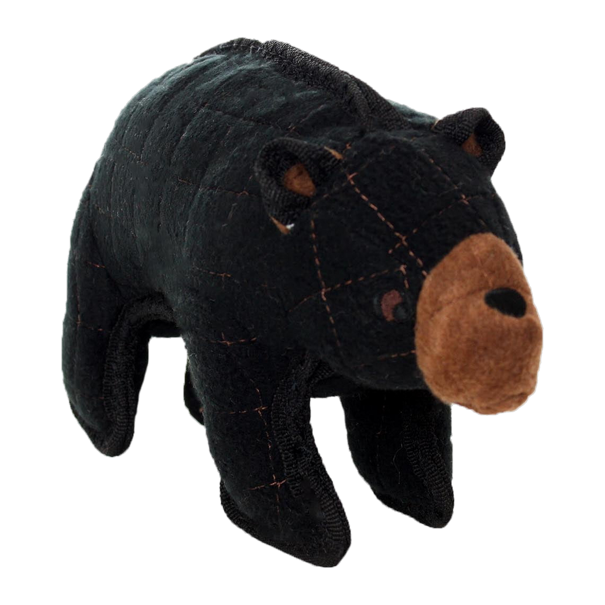 Tuffy Jr Zoo Bear Dog Toy front view #Medium