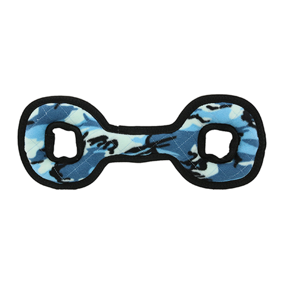 Tuffy Tug-O-War Dog Toy Camo Blue back view