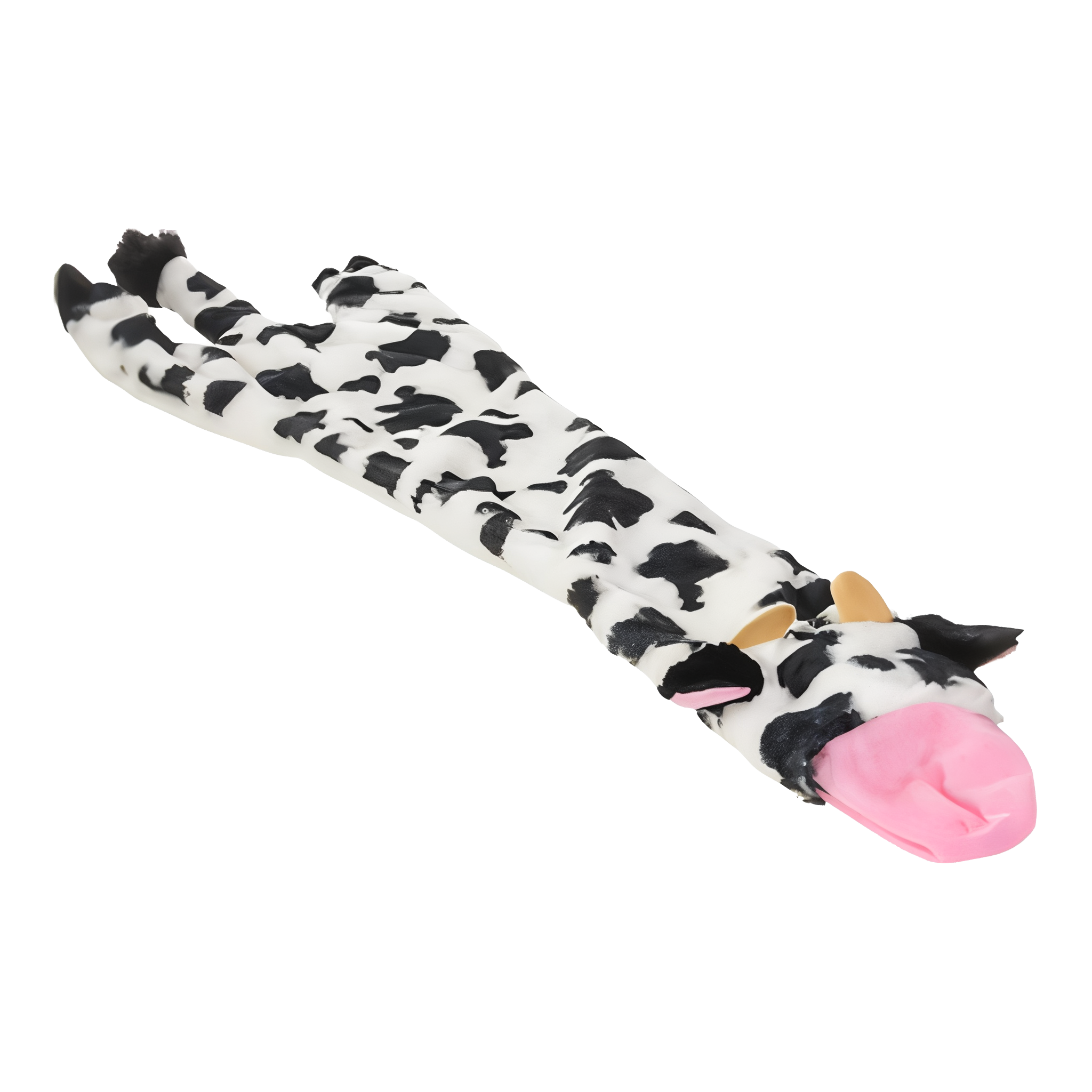 Ethical Pet Mini Skinneeez Crinklers Cow Squeaky Dog Toy