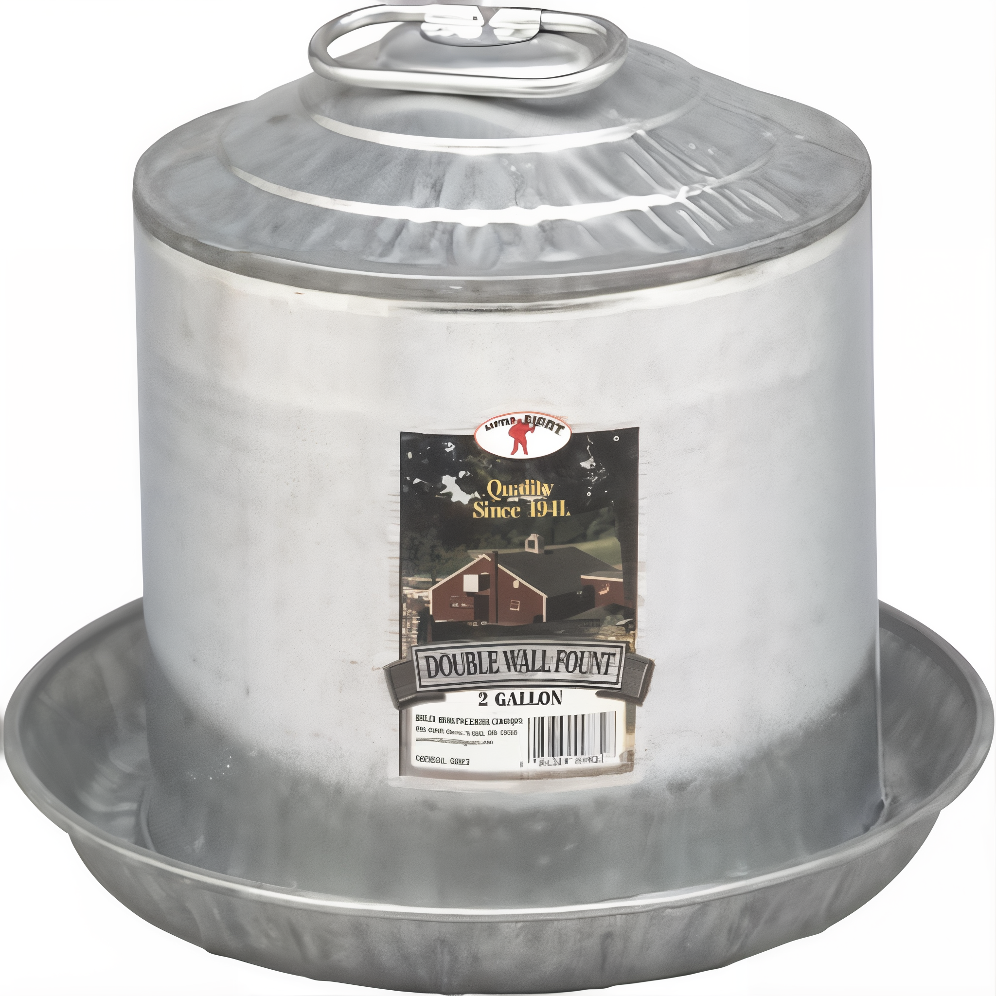 Little Giant Double Wall Metal Poultry Fount