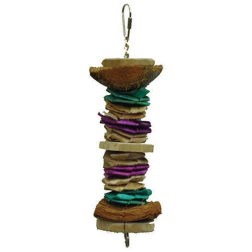 JAVA WOOD TRIPLE DECKER BIRD TOY