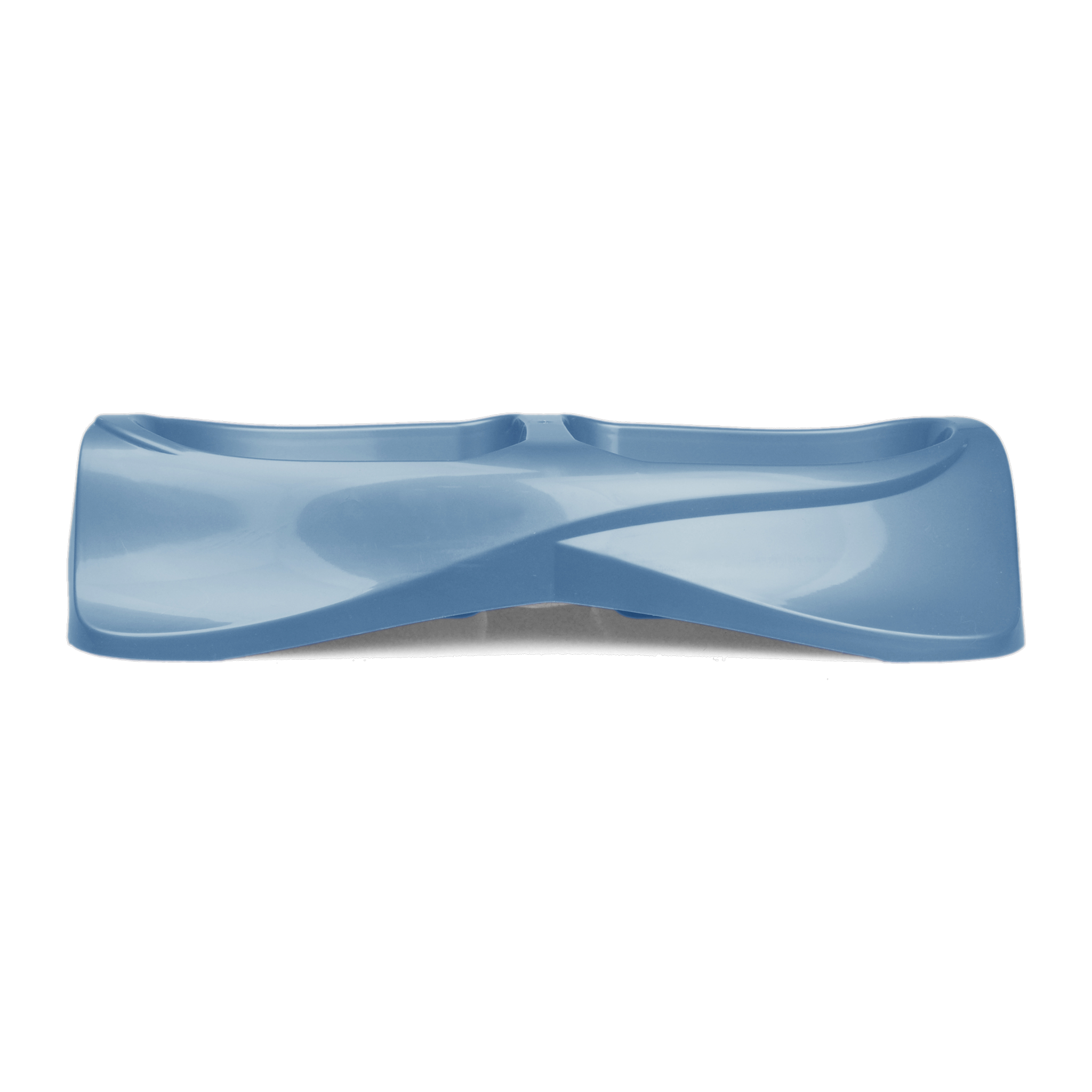 Van Ness Lightweight Double Dish Large 50 oz, front side view showing the low no-tip profile