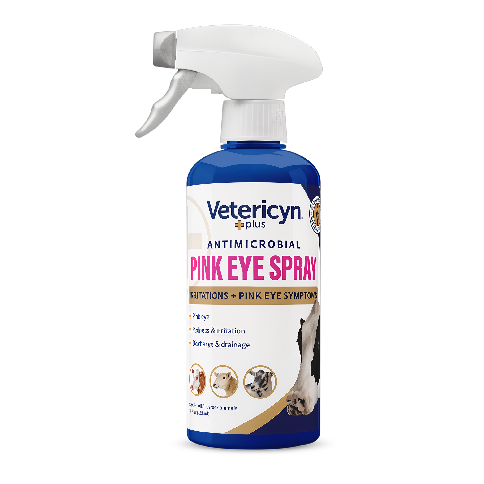 Vetericyn Antimicrobial Pink Eye Spray 16 oz bottle #16 OZ