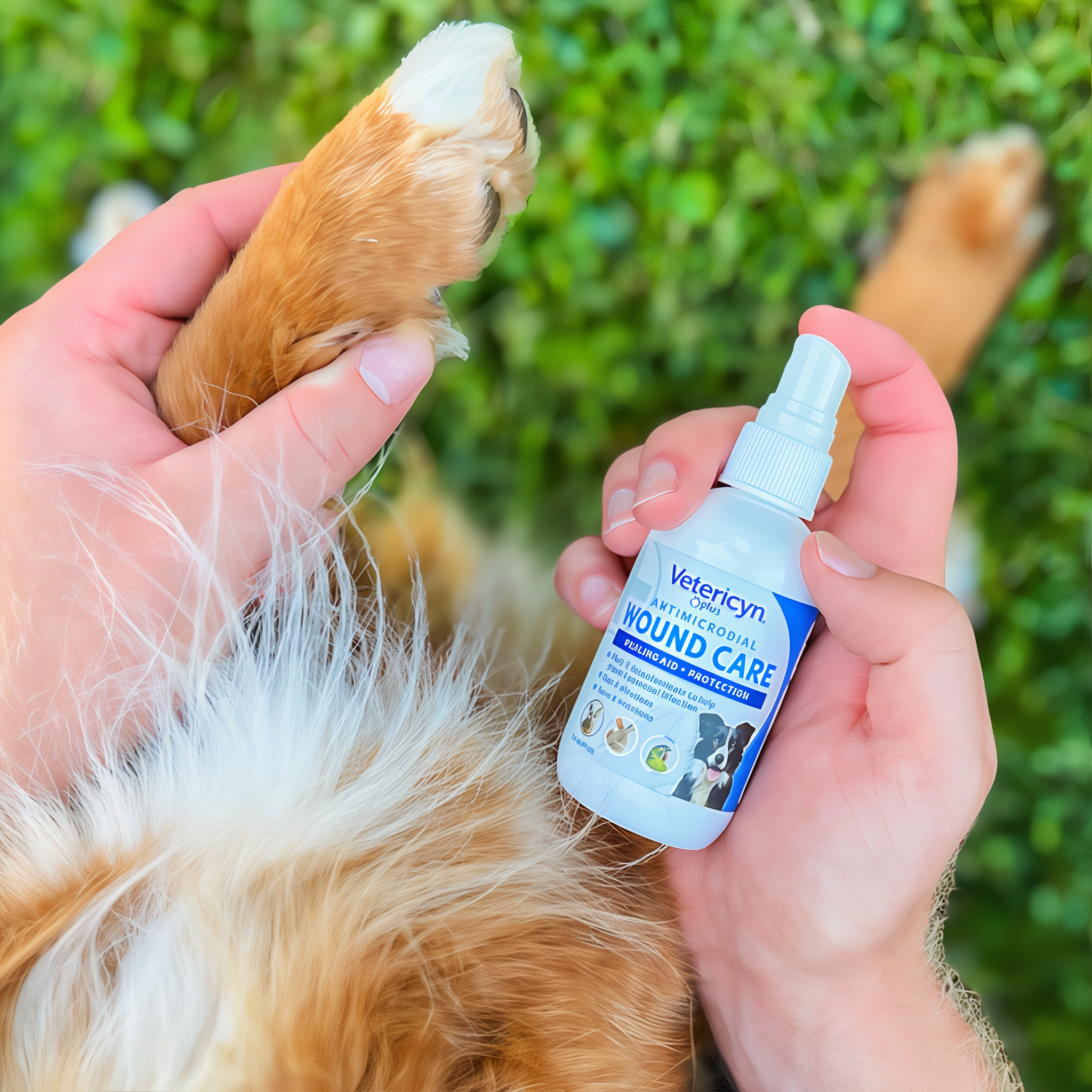 Vetericyn Plus Wound Care Spray uses infographic