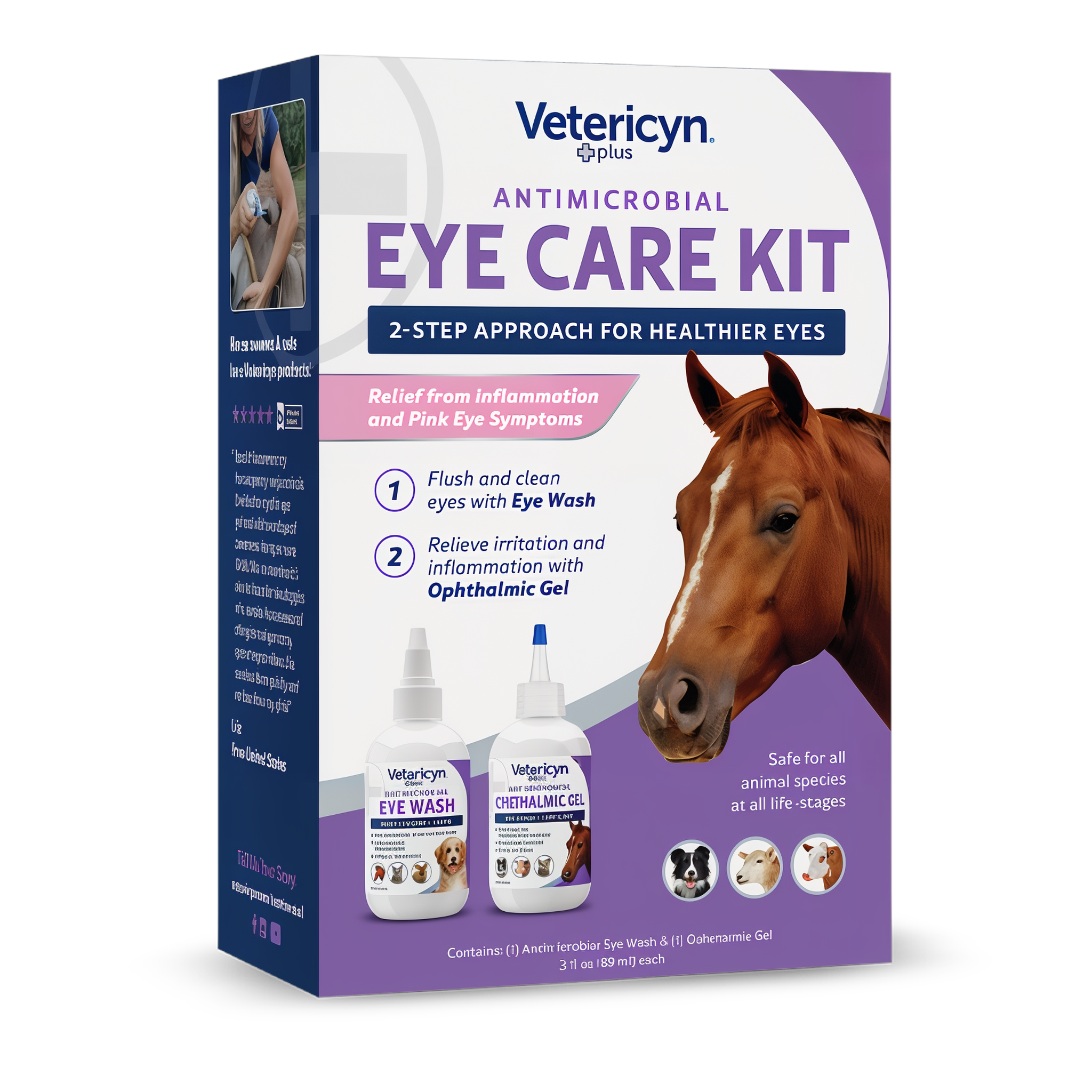 Vetericyn Plus Eye Care Kit box left view
