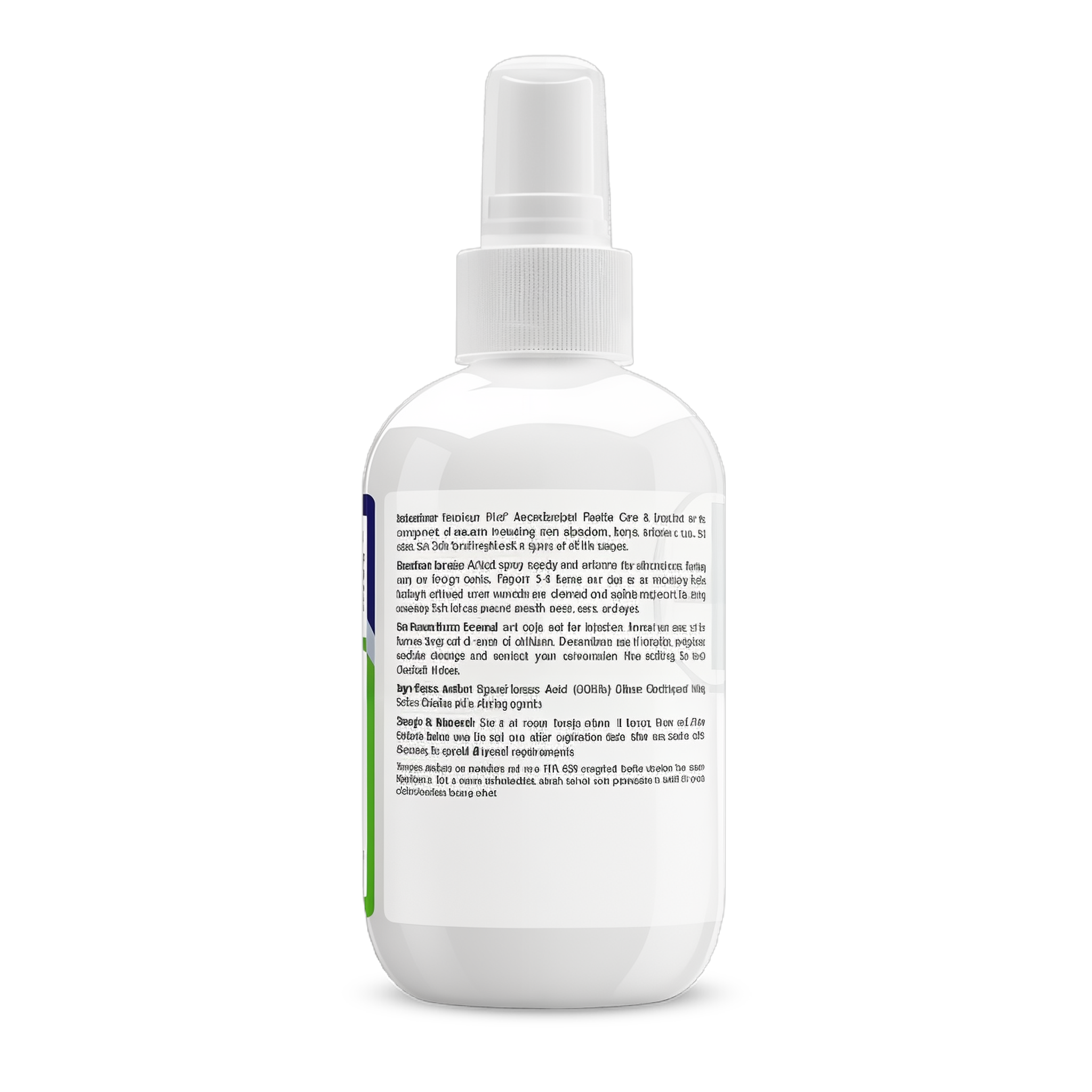 Vetericyn Plus Antimicrobial Reptile Care Spray back label with directions