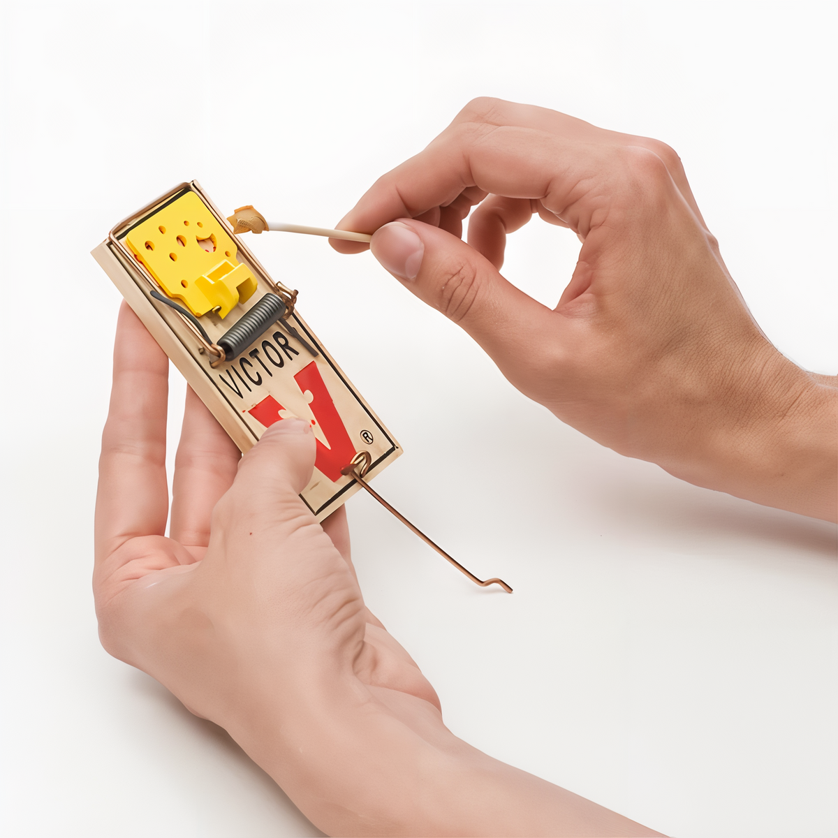 Victor Wide Pedal Mouse Trap 2 Pack -- lifestyle