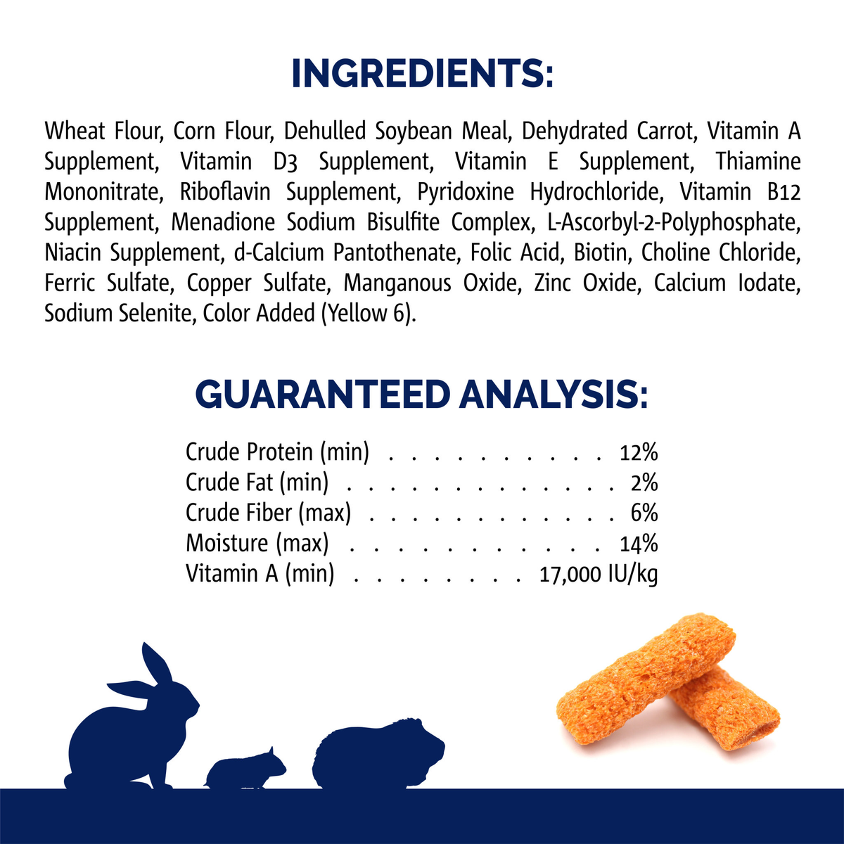 Vitakraft Slims benefits panel real carrots dental health no artificial flavors