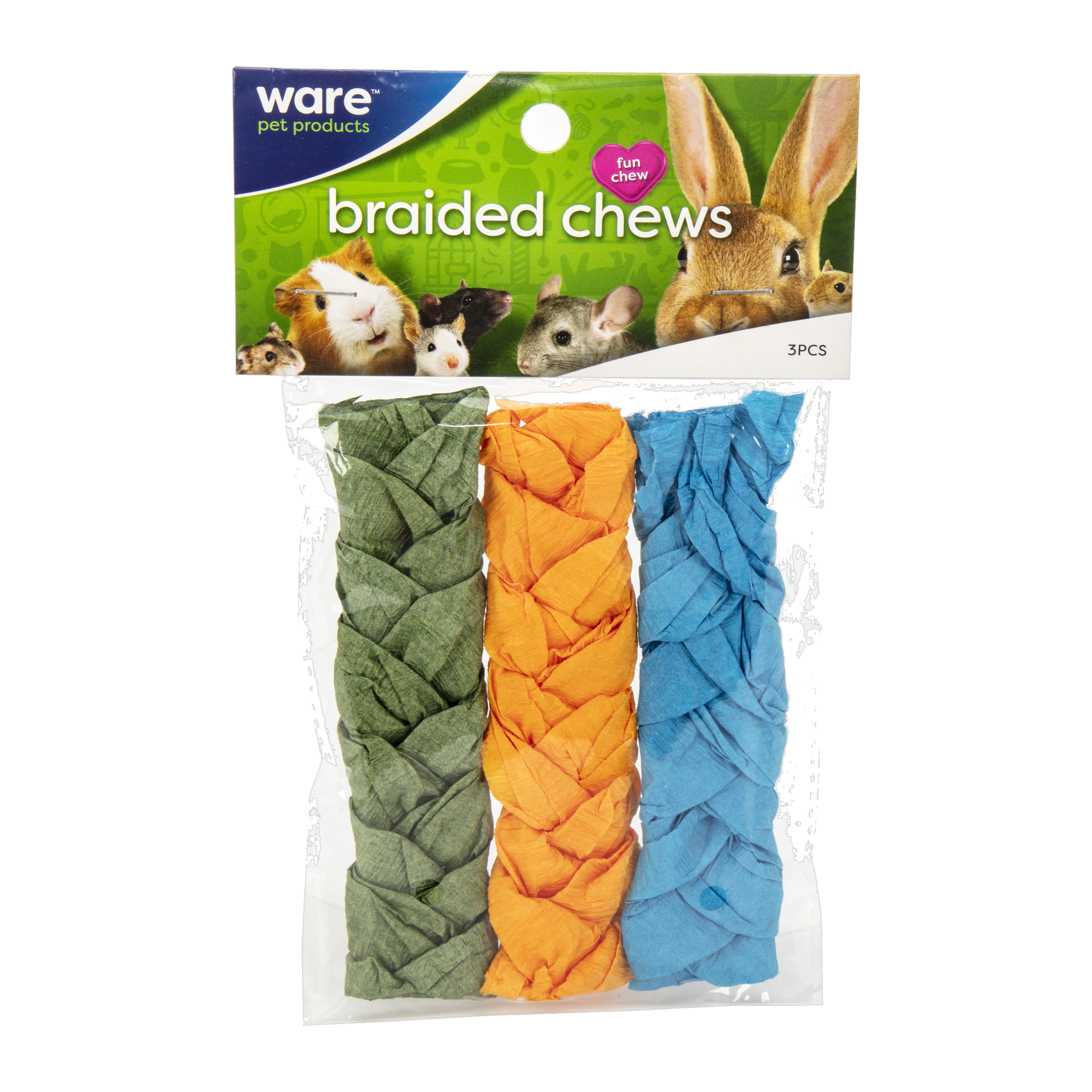 Ware Large Braided Chews for Small Animals front of package