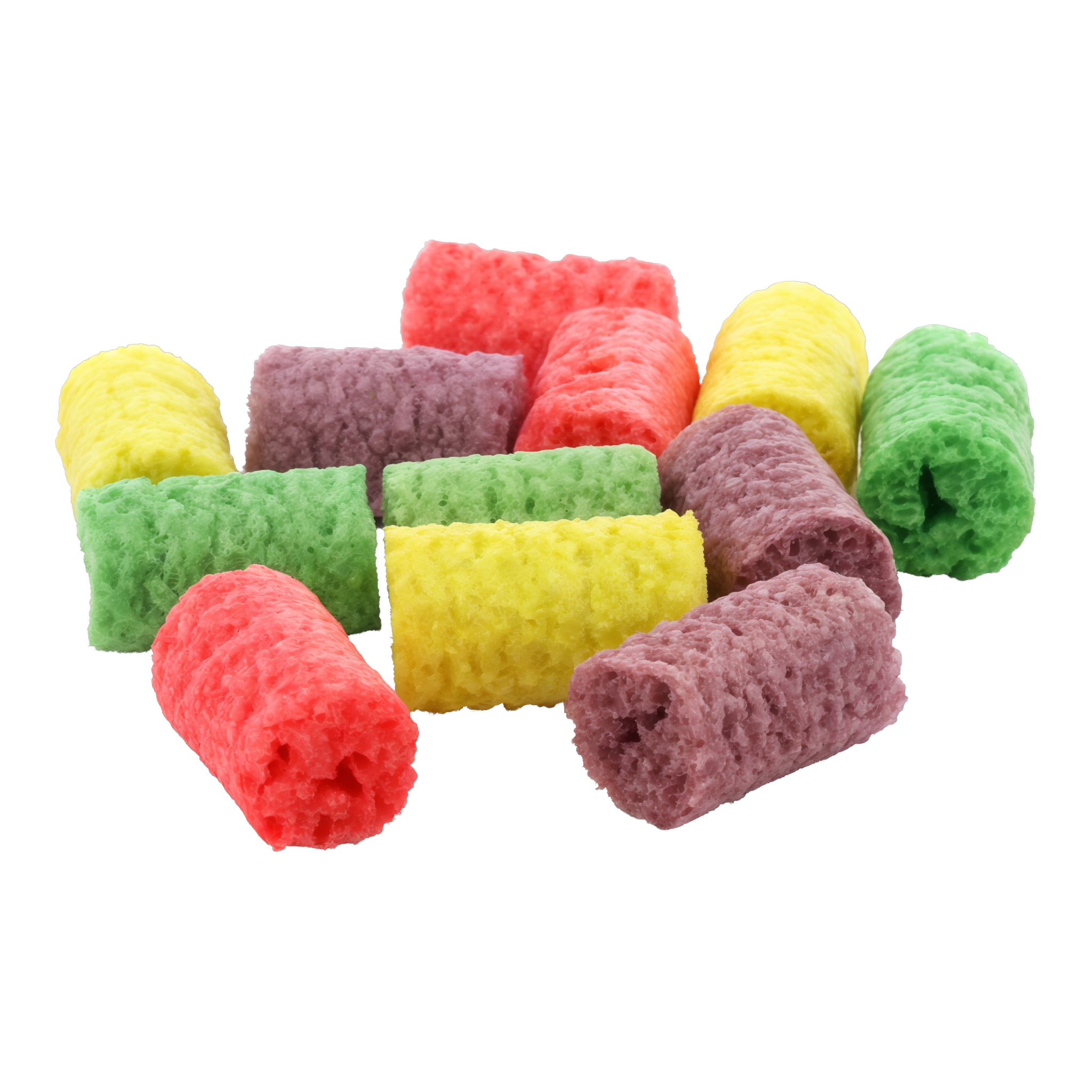 Colorful crunchy Critter Pops rice chews