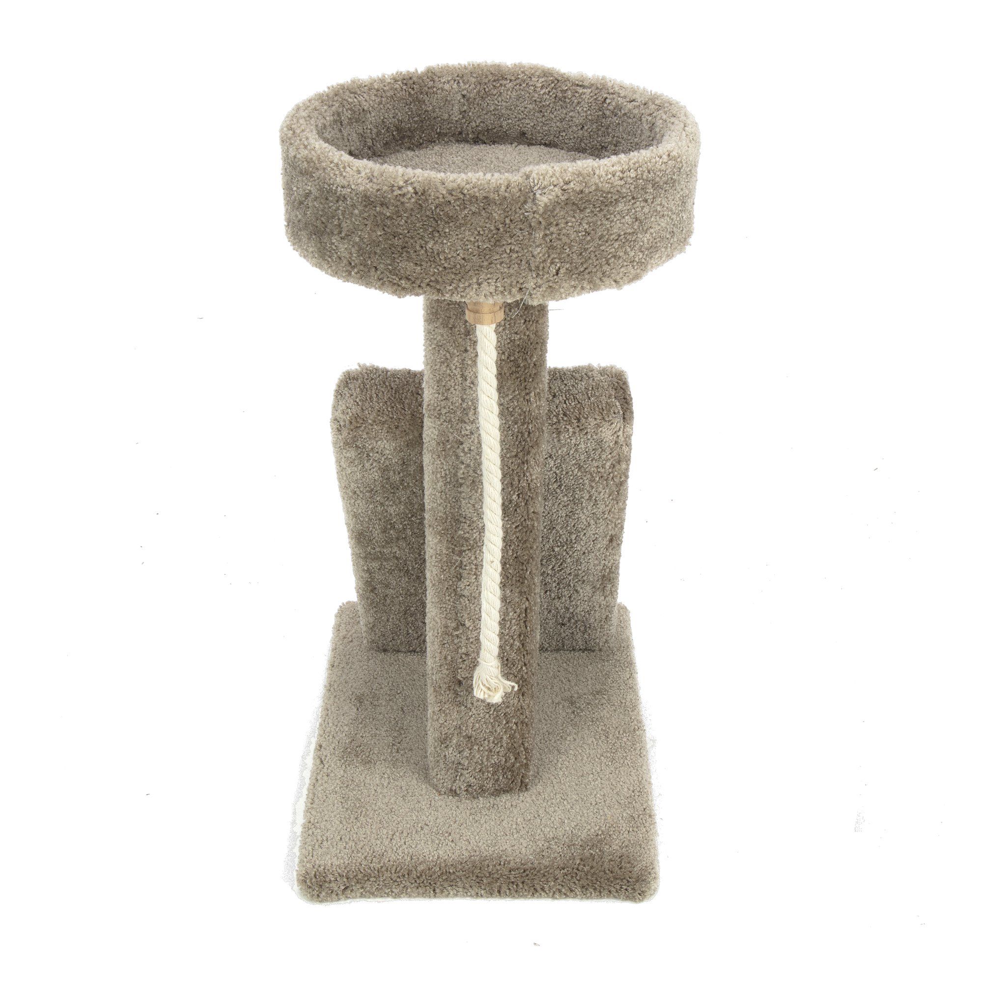 Ware Playground Cat Perch with Cardboard Scratcher back view