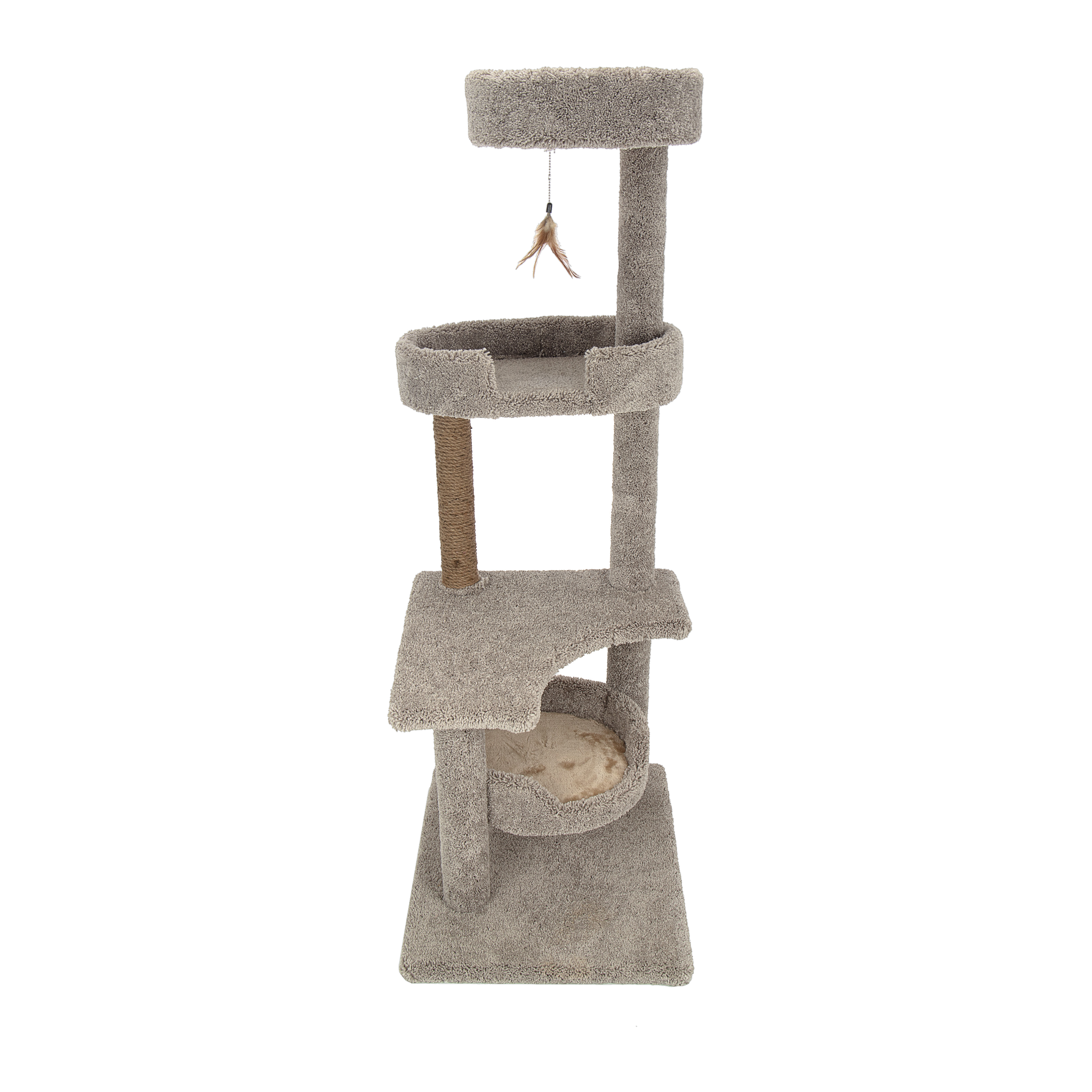 Ware Rest & Nest Climber Cat Tower angled left view