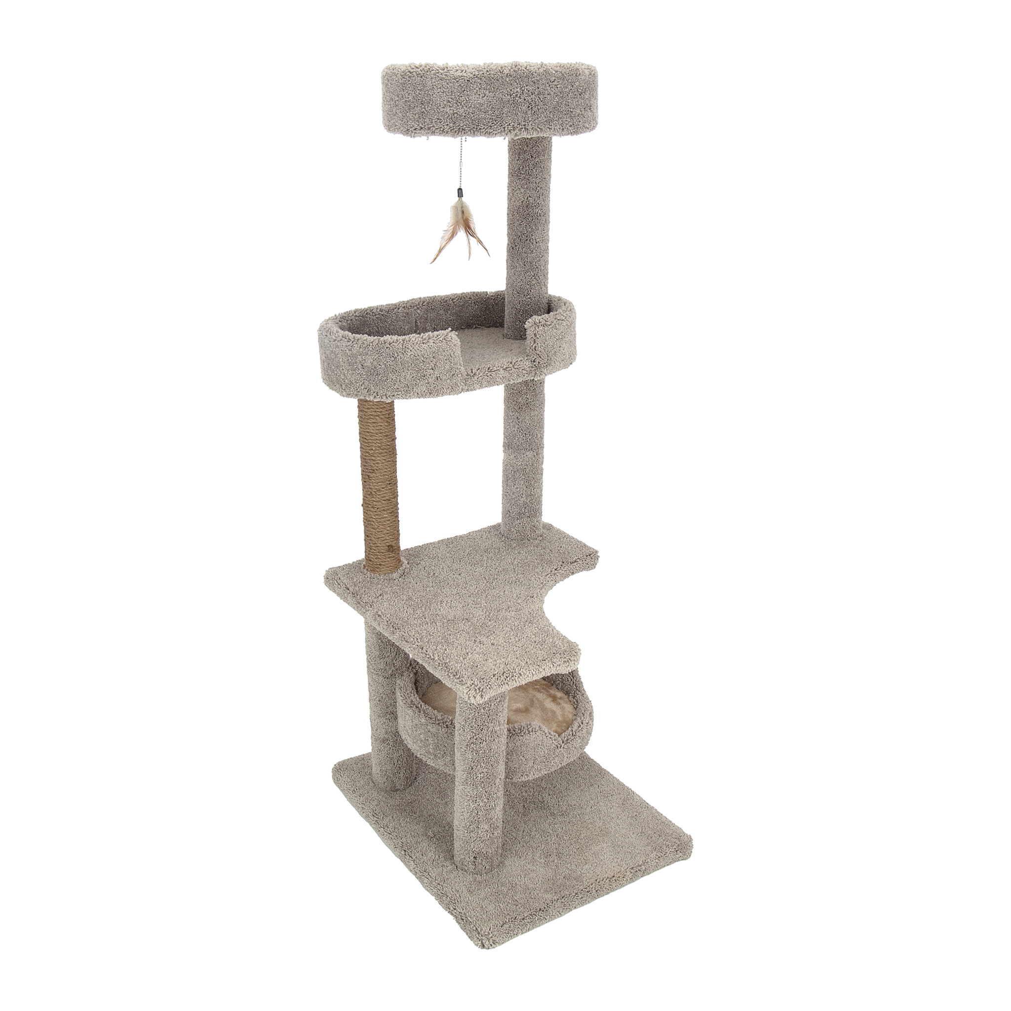 Ware Rest & Nest Climber Cat Tower angled right view