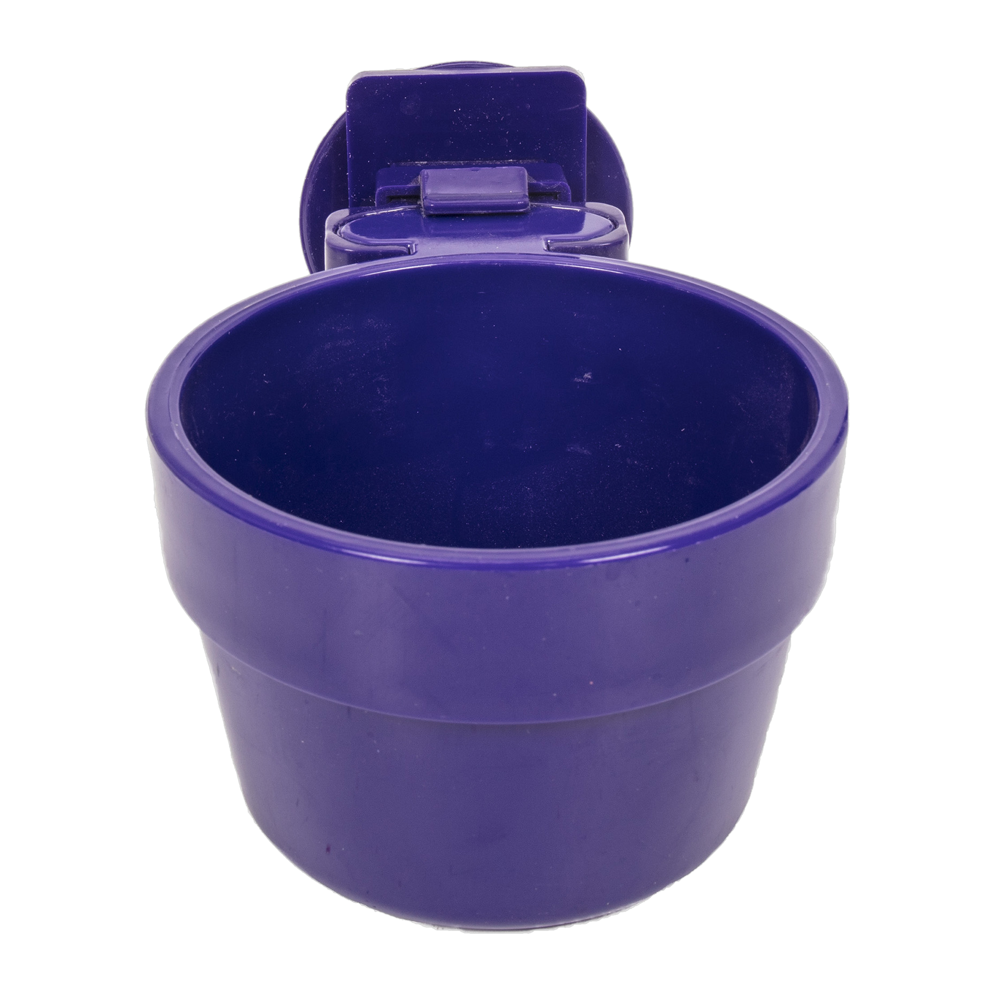 Ware Slide-N-Lock Pet Crock in purple, front view
