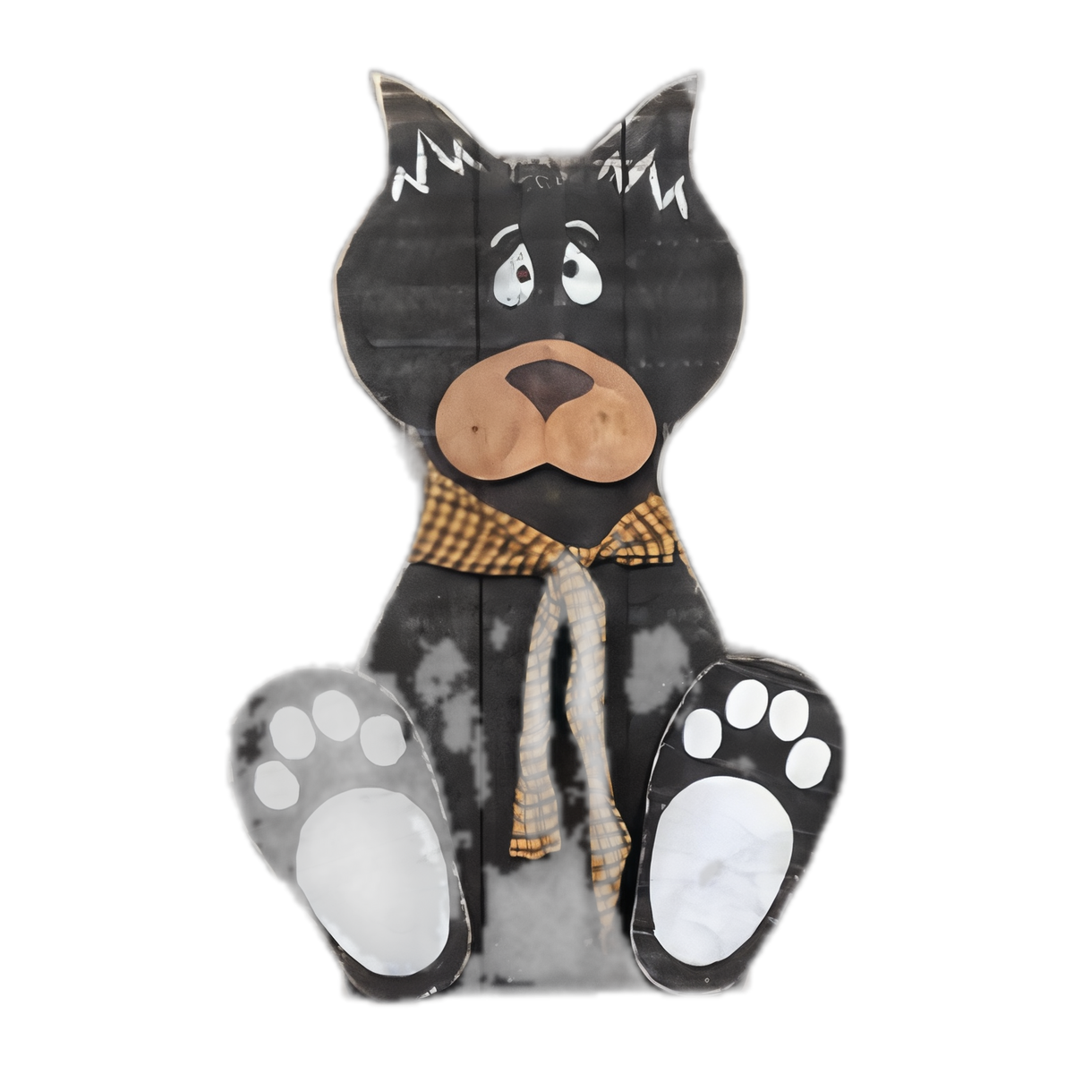 Cat Sitter — Amish handmade wooden fall decor by Woodland Country Creations