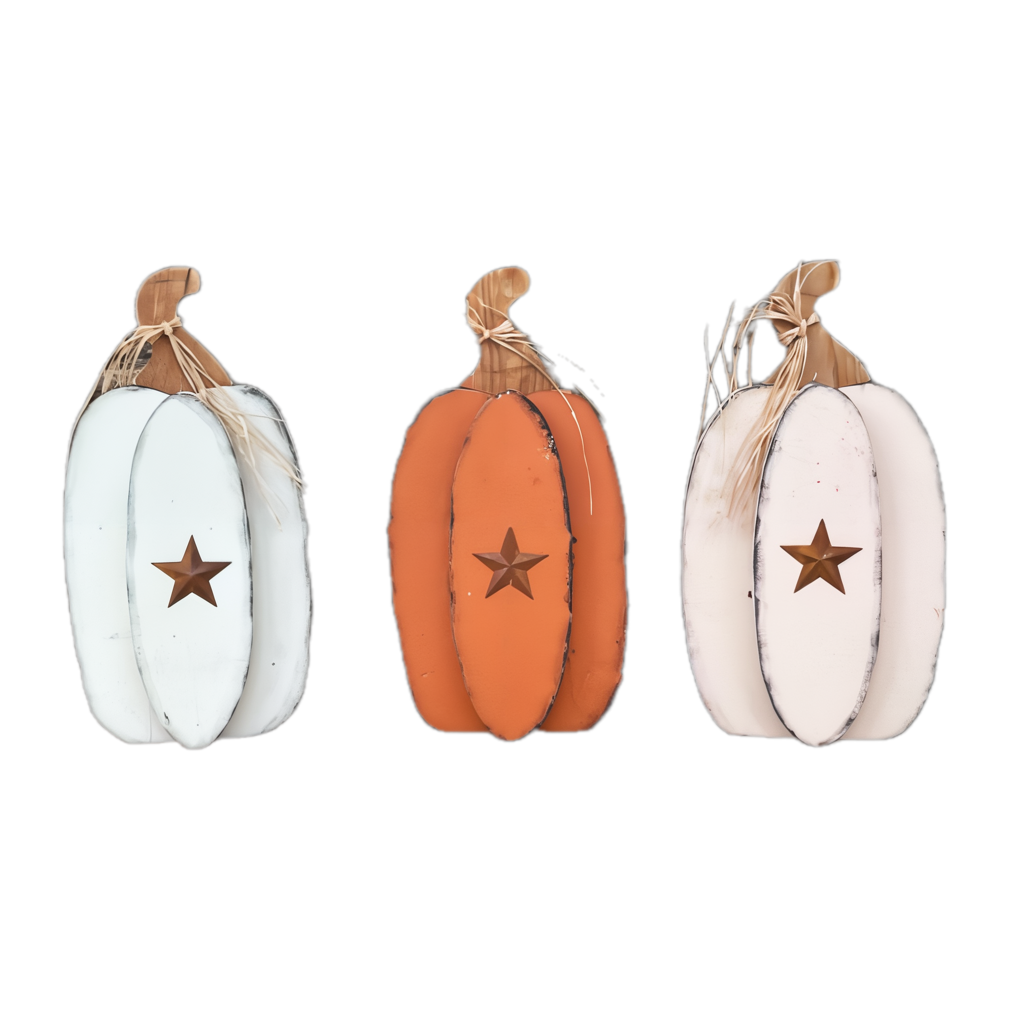 Heavy Pumpkin with Star — all three colorways