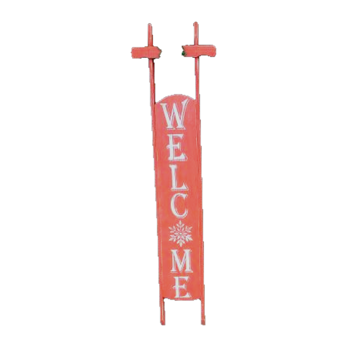 Lath Sled Welcome Sign — Amish handmade wooden decor by Woodland Country Creations