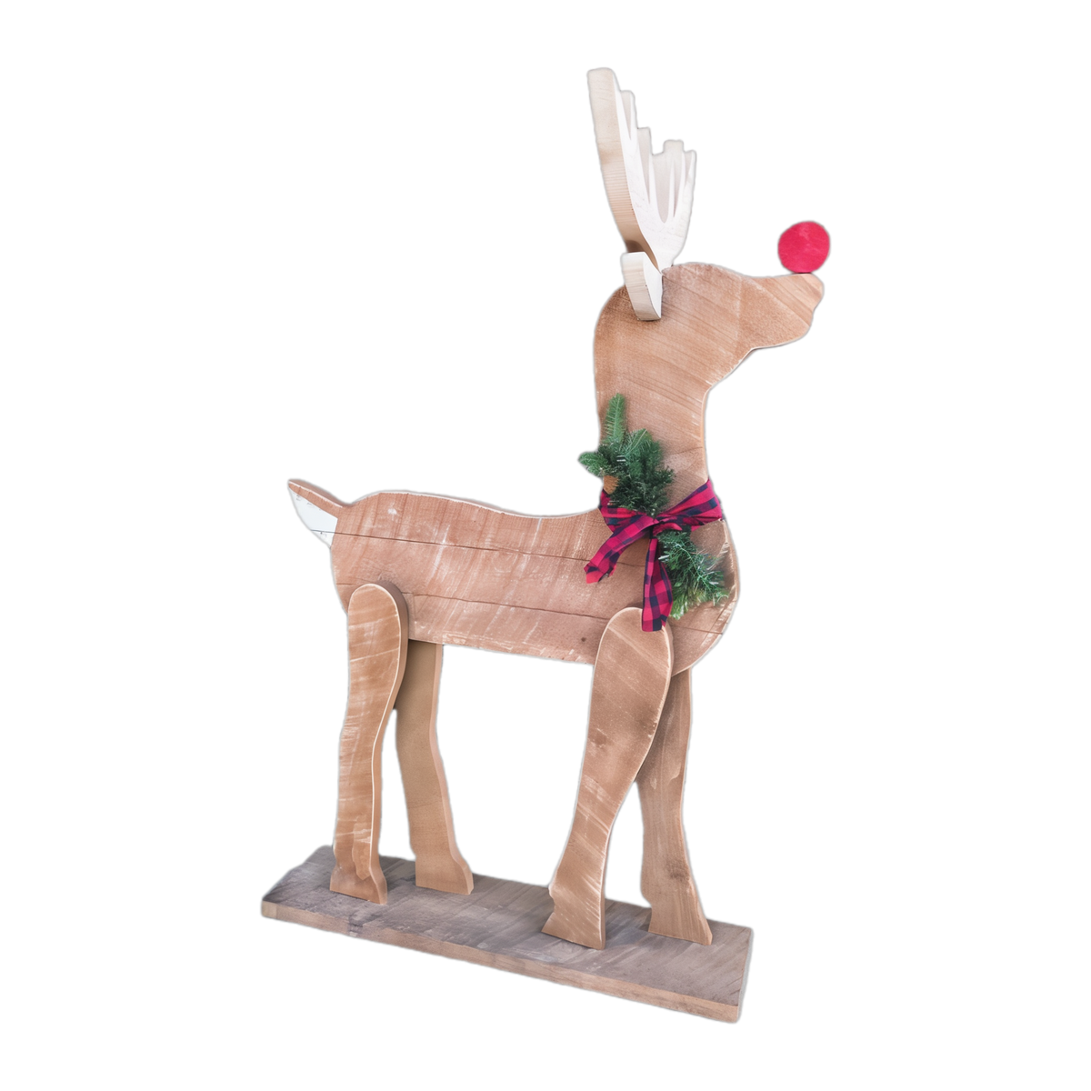 Rudolph the Reindeer — Amish handmade wooden decor by Woodland Country Creations