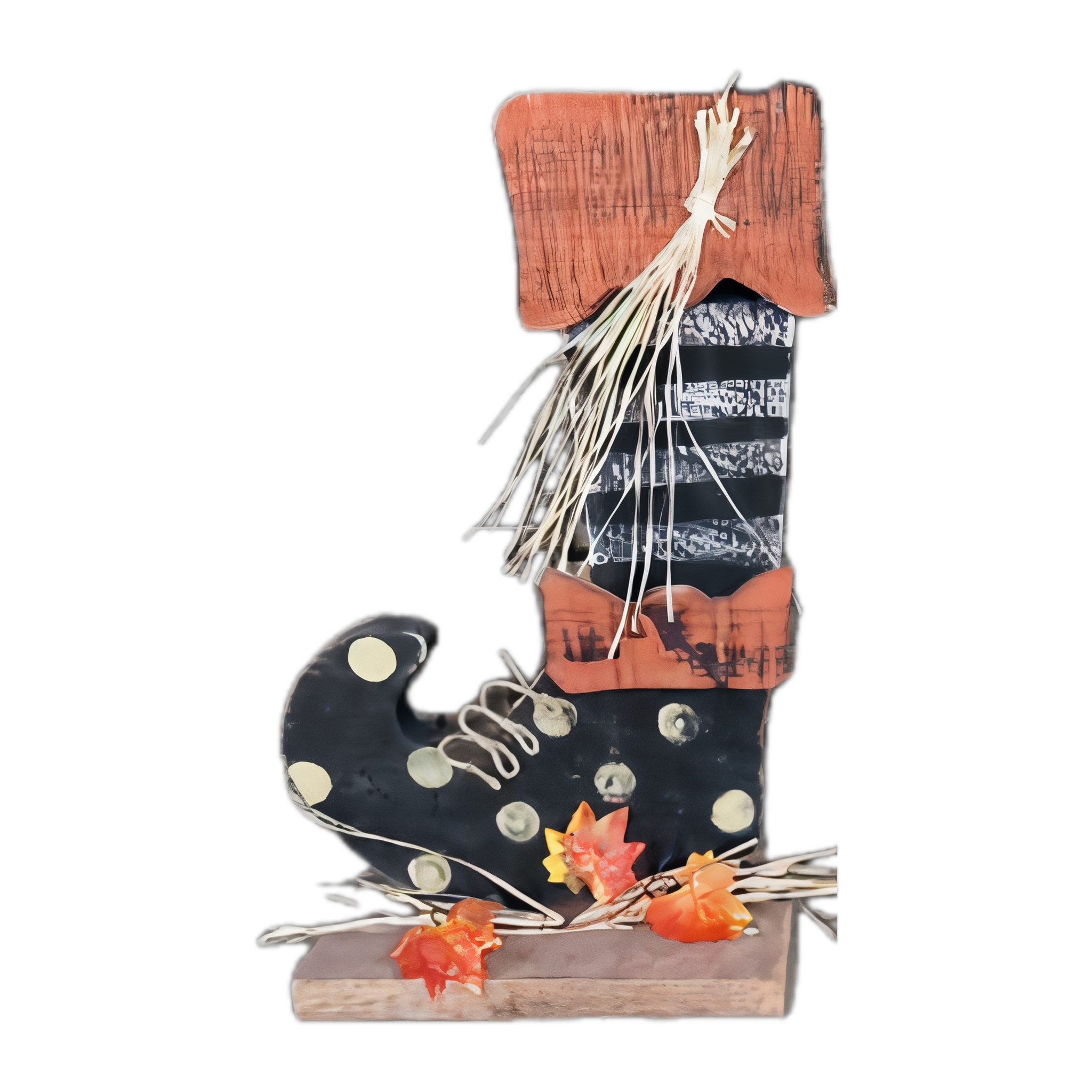 Witch Shoe — Amish handmade wooden decor by Woodland Country Creations