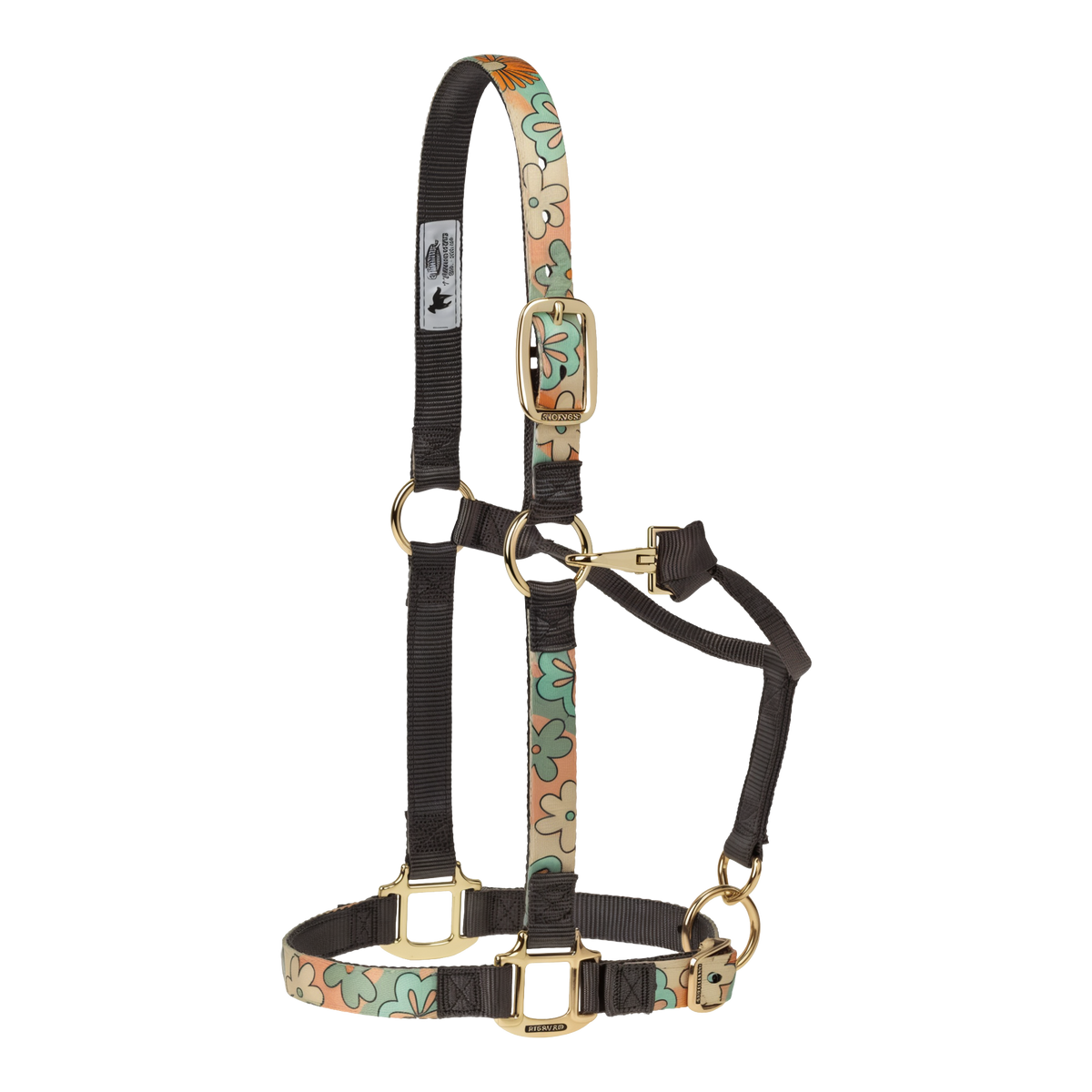 Weaver Leather Patterned Adjustable Nylon Horse Halter 1 in -- product image