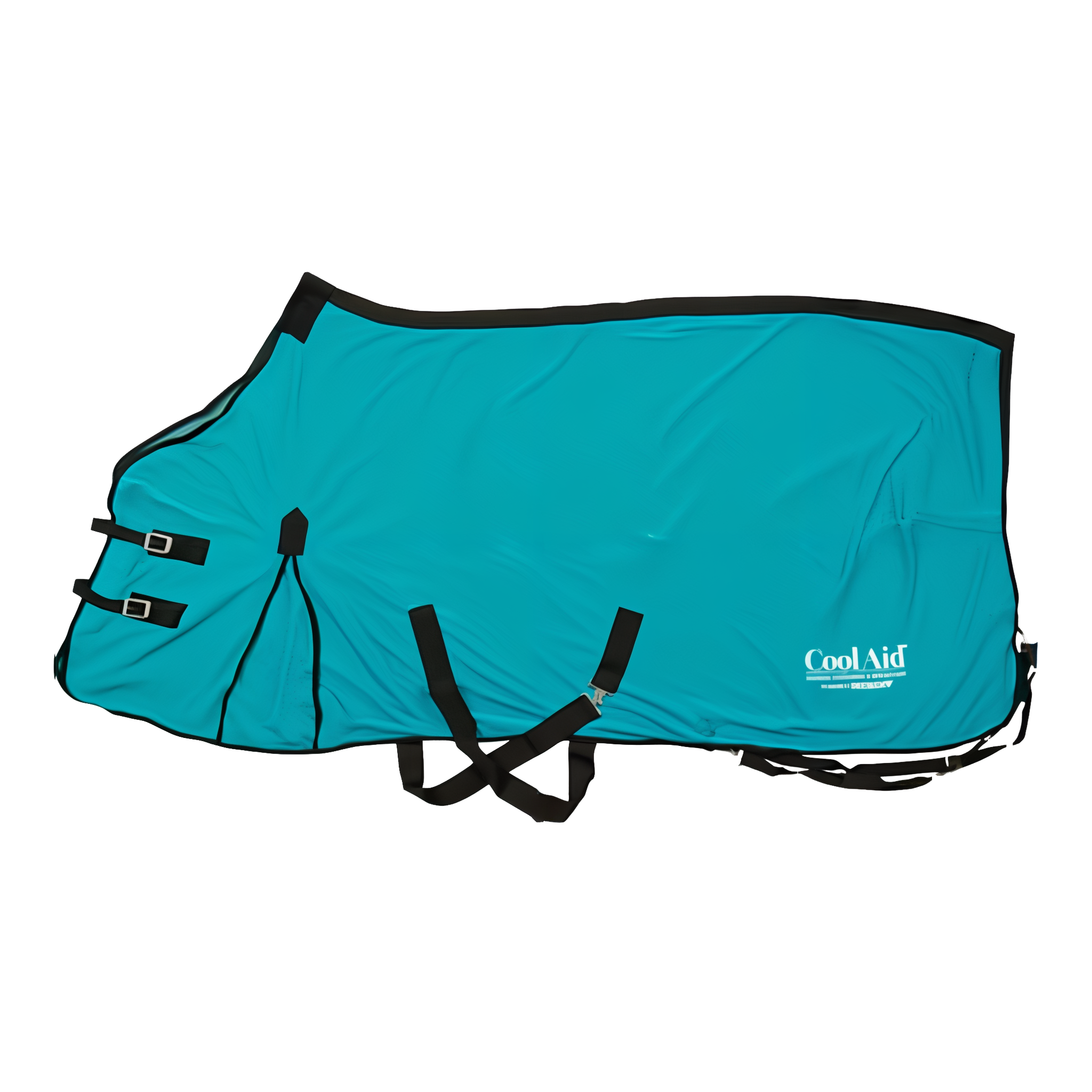 Weaver Leather Coolcore Cooling Blanket for horses, blue, 84 inch.