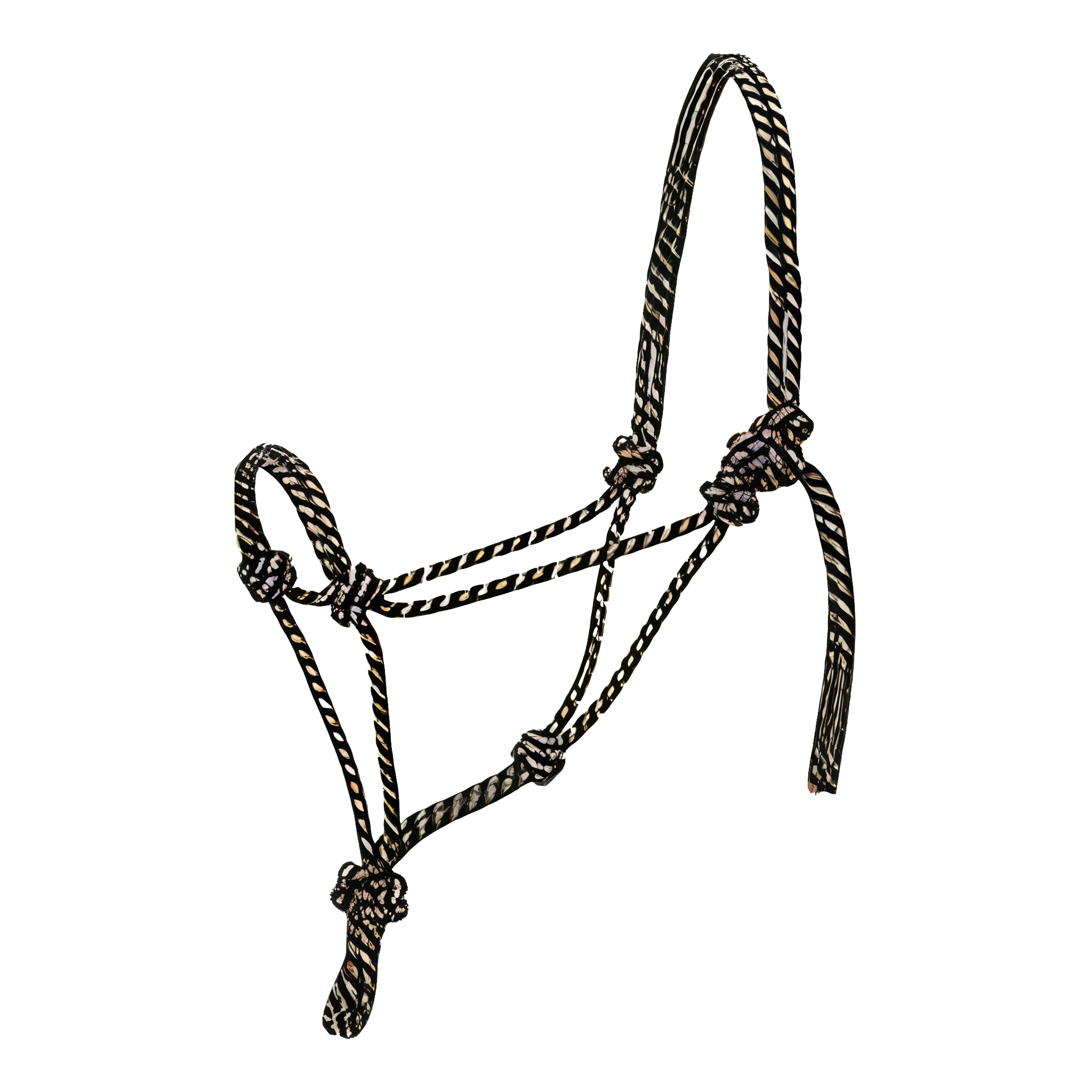 Weaver Leather Rope Halter in Blue, Orange, and Lime #Blue/Orange/Lime#R14