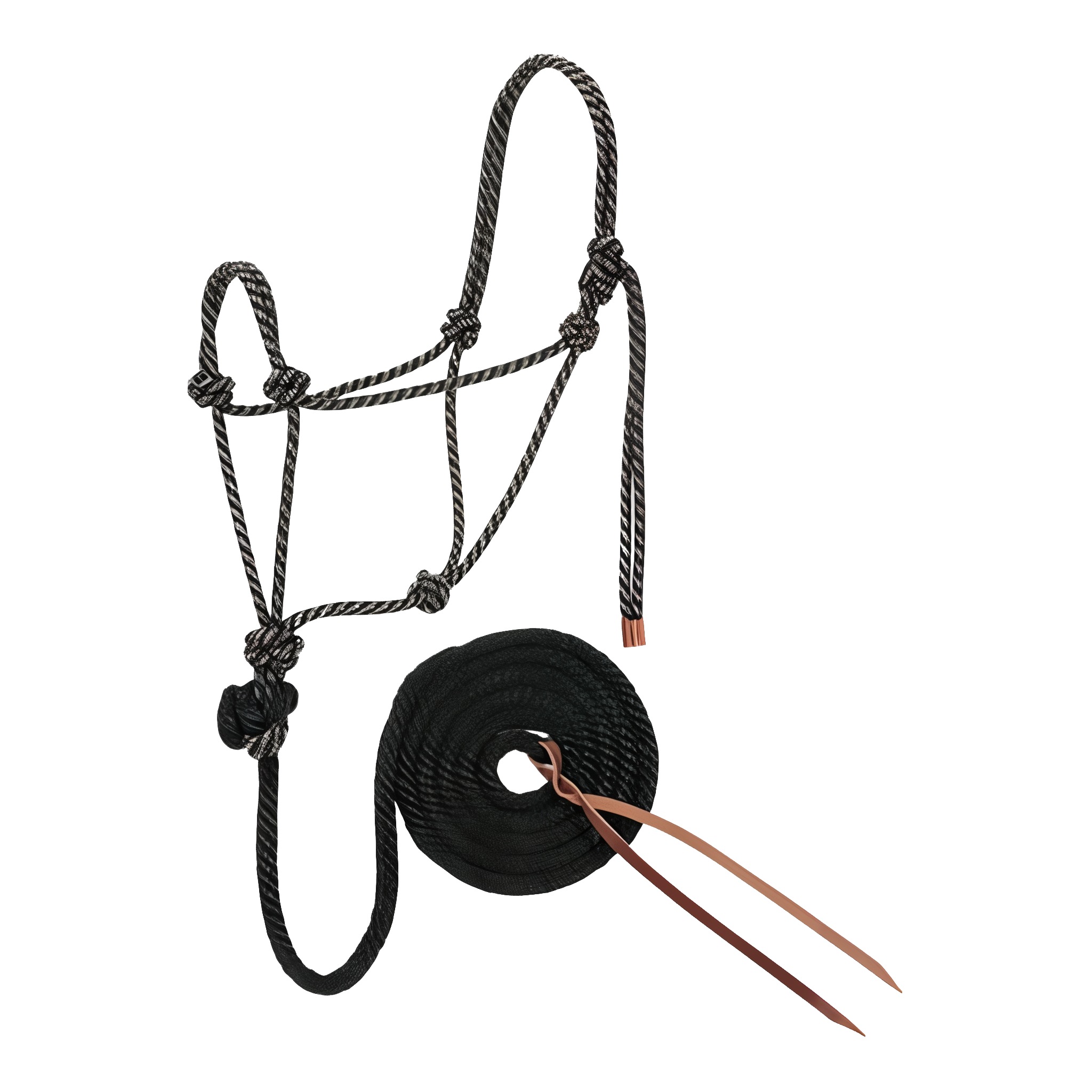 Weaver Leather Diamond Braid Rope Halter w/10ft Lead