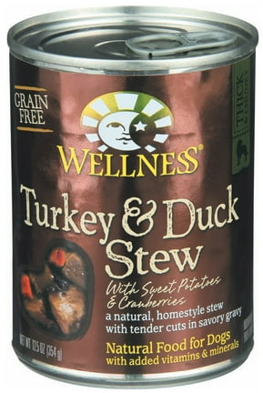 Wellness Pet Products Dog Food - Turkey and Duck with Sweet Potatoes and Cranberries