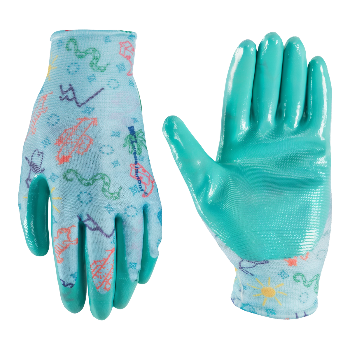Wells Lamont Kid's Nitrile Coated Grip Gloves -- product image