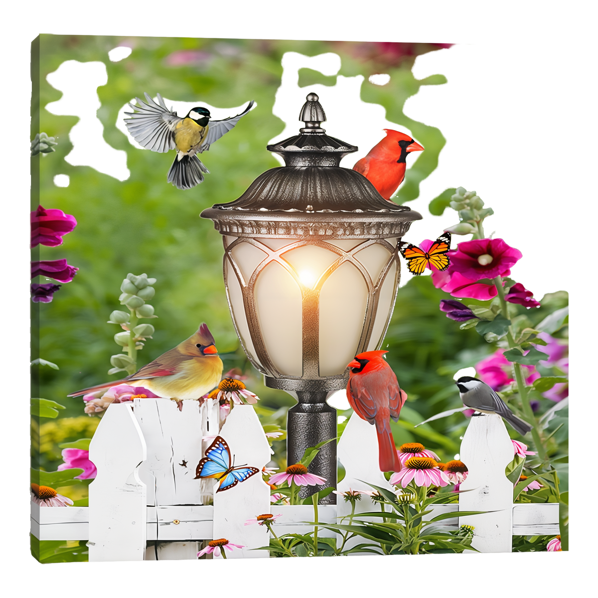 Wholesale Home Decor Gas Light Bird Canvas -- product image