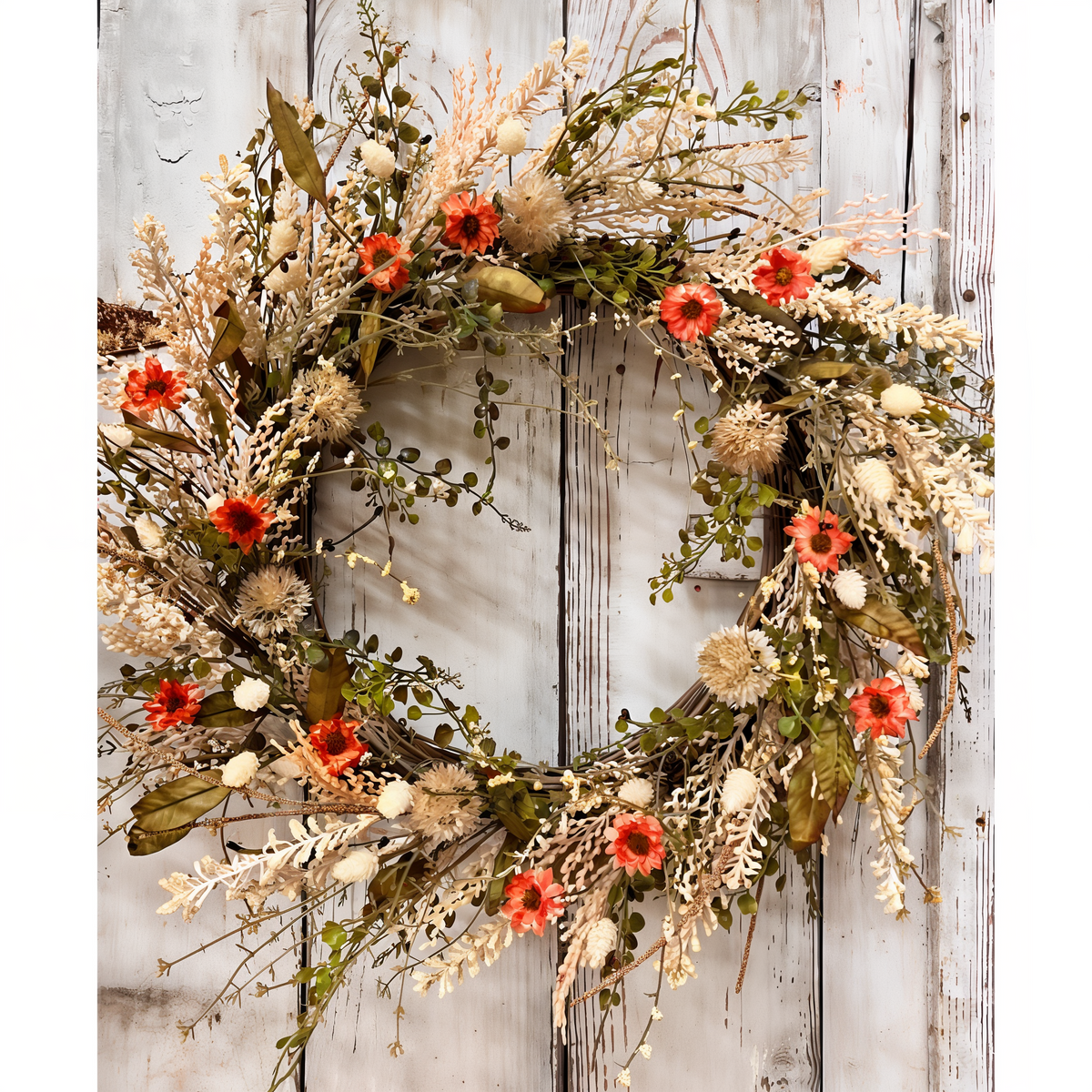 Wholesale Home Decor Prairie Fields Wreath -- lifestyle