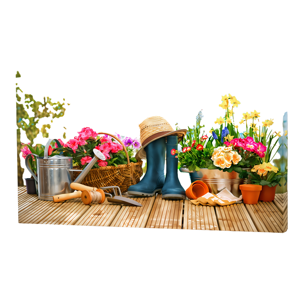 Wholesale Home Decor Spring Planting Canvas -- product image