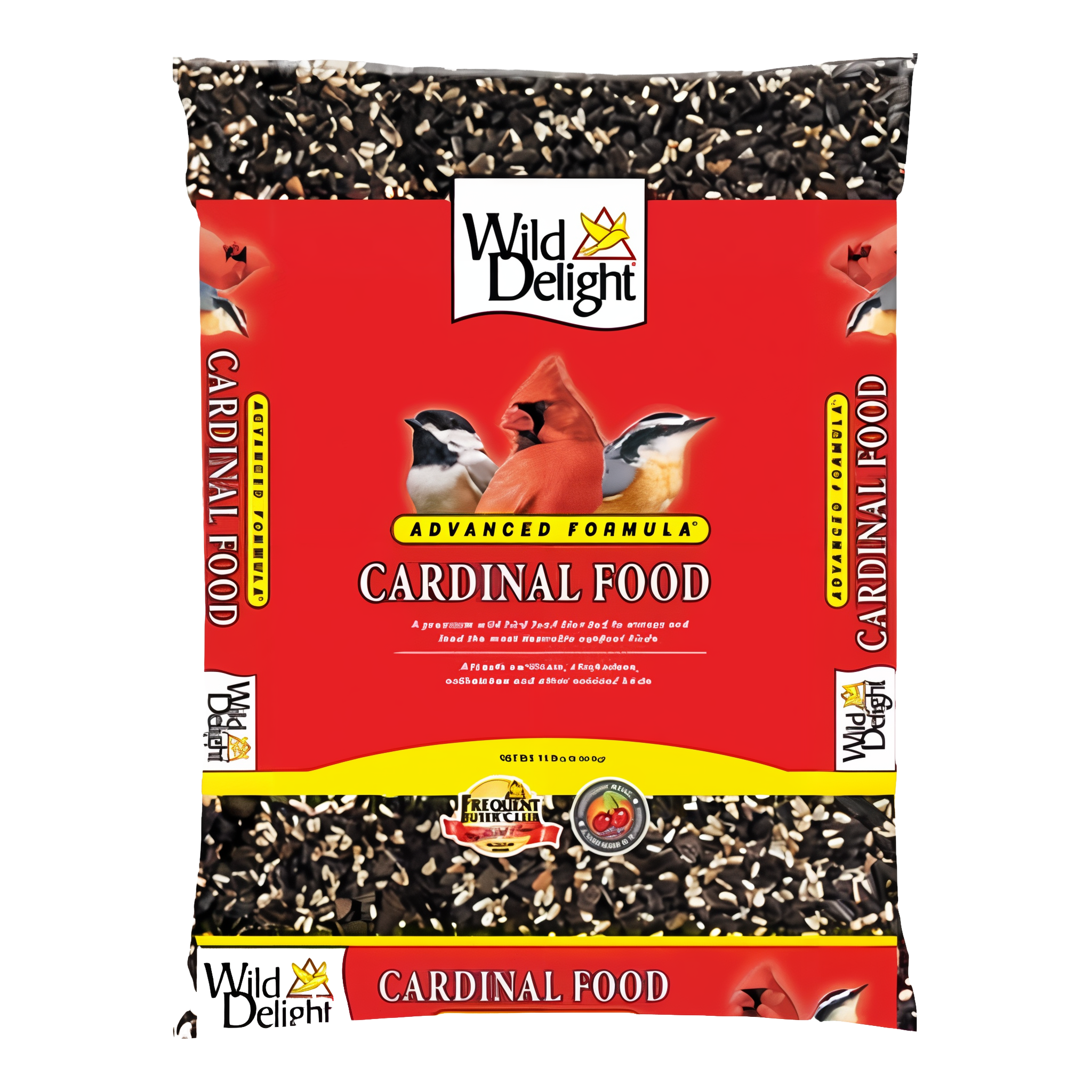 Birdfood Cardinal in a 15 lb bag, ideal for frequent feeding.