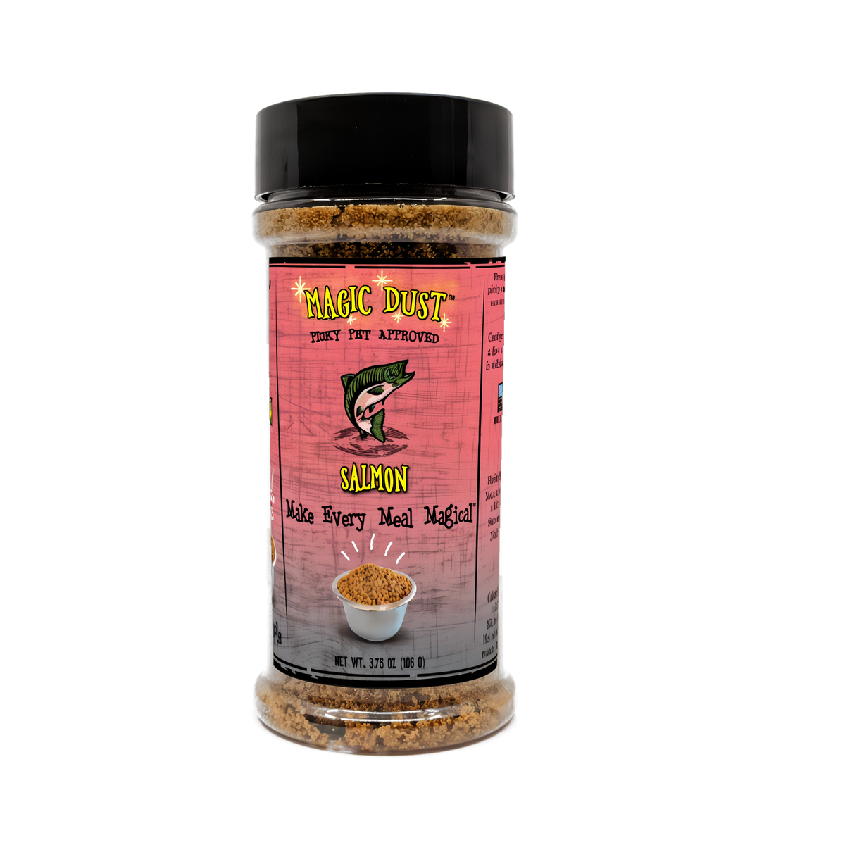 Wild Meadow Farms Magic Dust Meal Topper for Dogs and Cats -- salmon jar render