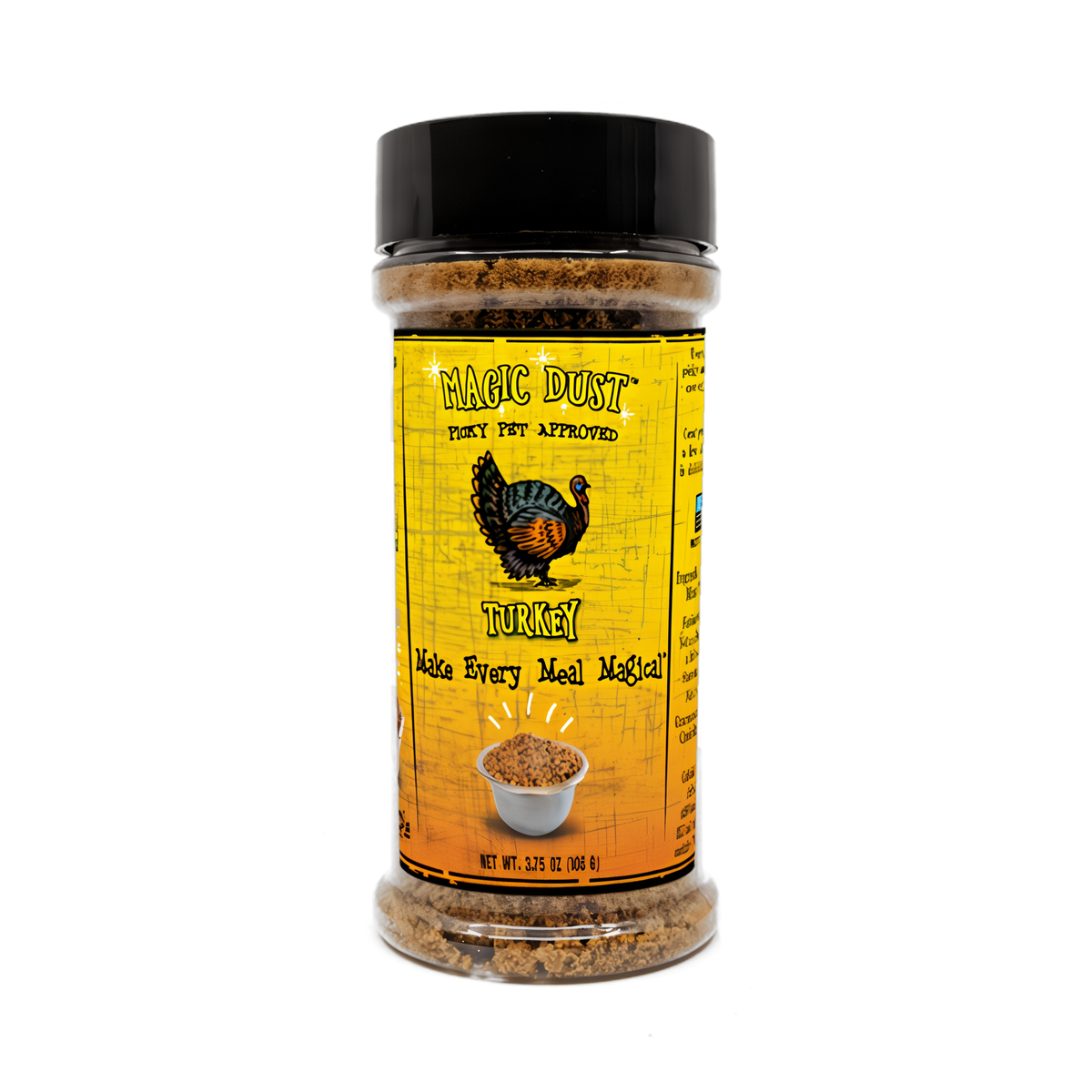 Wild Meadow Farms Magic Dust Meal Topper for Dogs and Cats -- turkey jar render