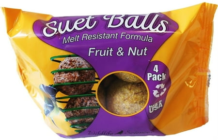Wildlife Sciences Fruit & Nut Suet Balls for Wild Birds