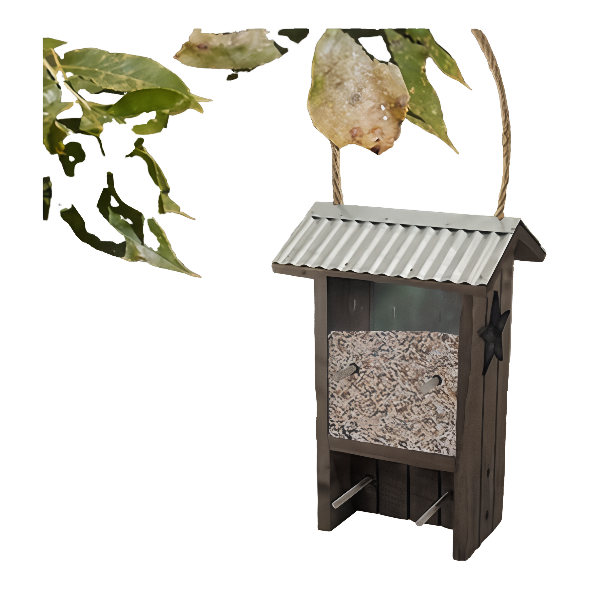 Woodlink Hanging Mount Backyard Rustic Farmhouse Finch Bird Feeder
