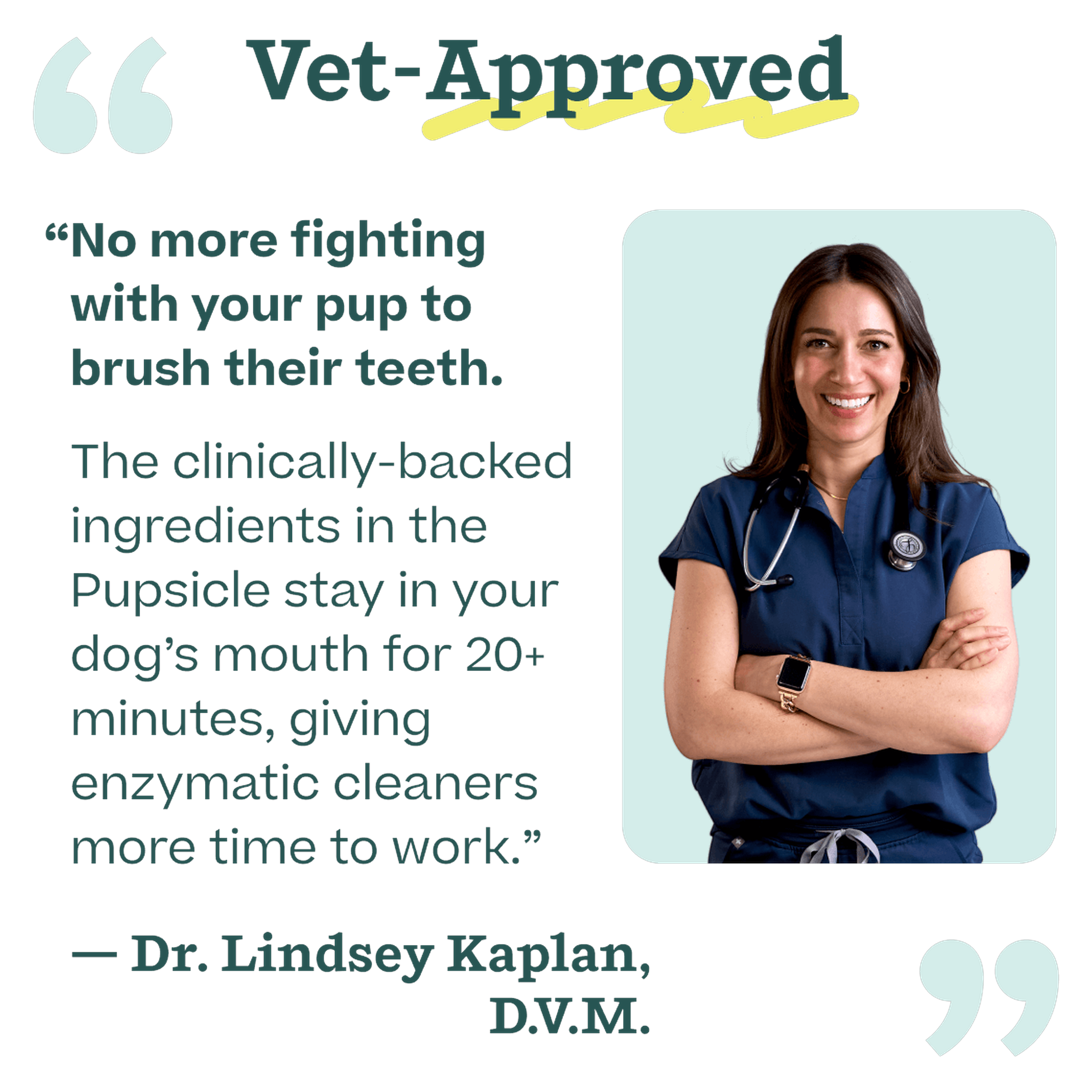 Doggy Dental Mix supports clean teeth, healthy gums and fresh breath
