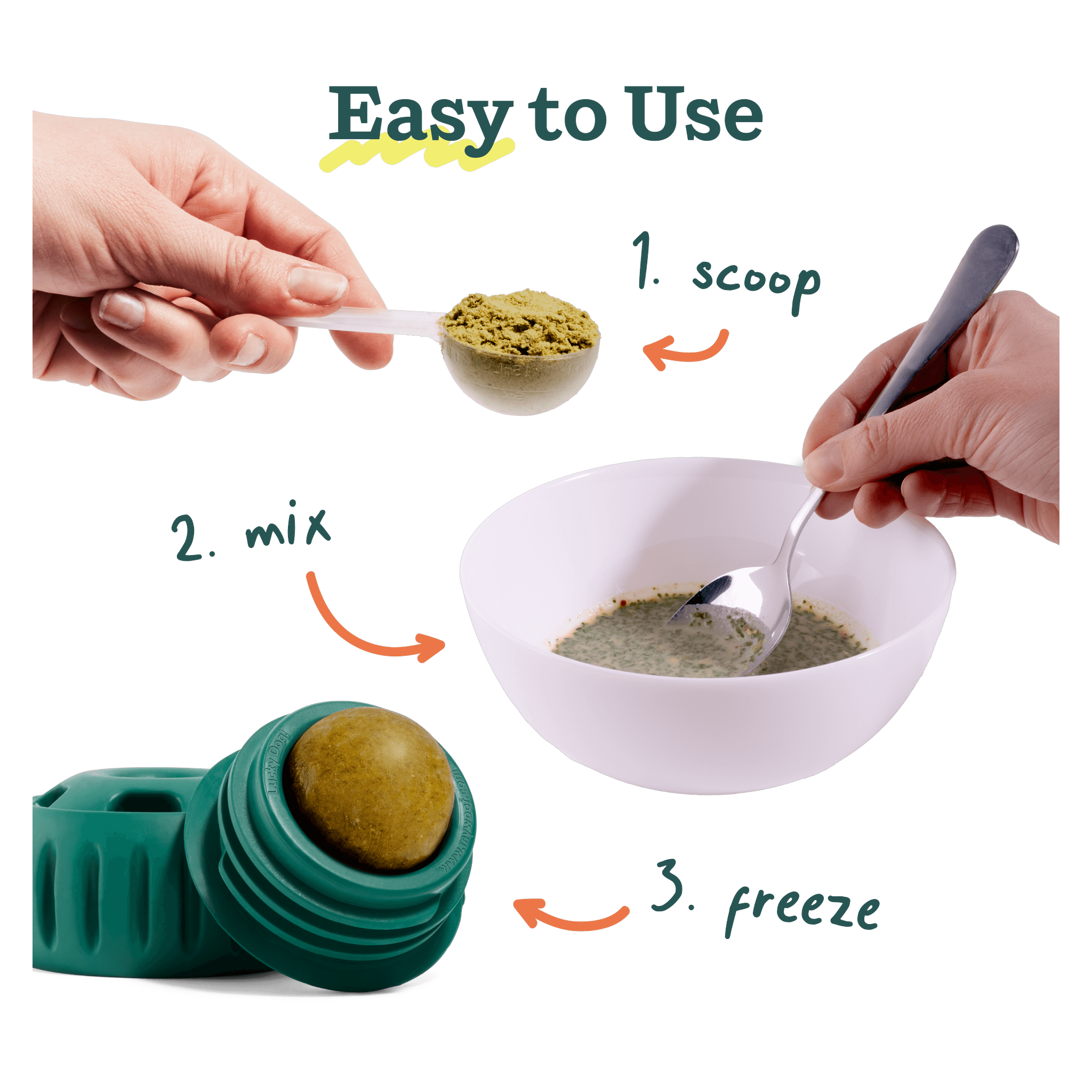 Sushi Roll Pupsicle Mix superfood ingredients including kelp and ginger
