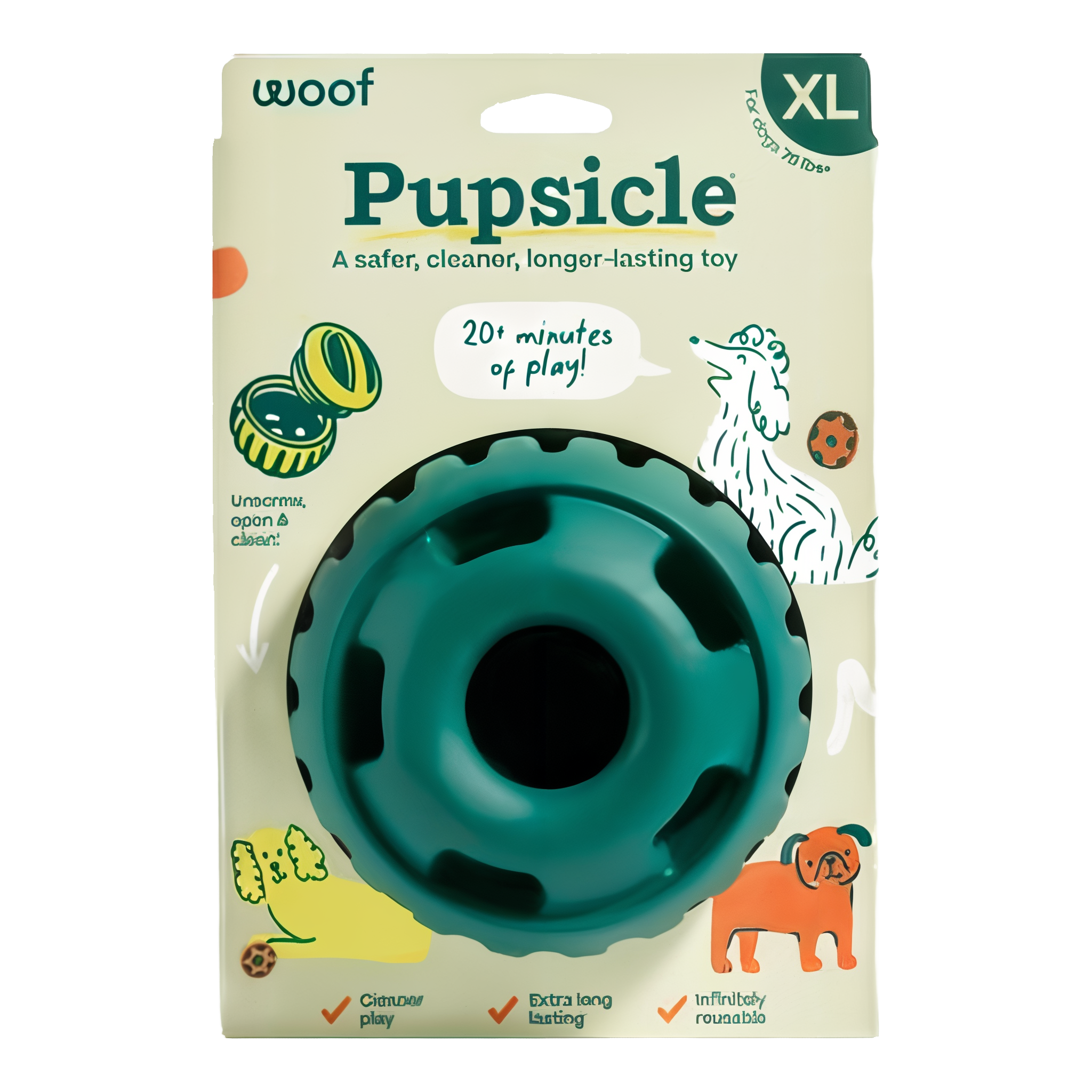 Woof Green XL Pupsicle
