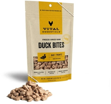 Freeze-Dried Duck Bites Dog Treats