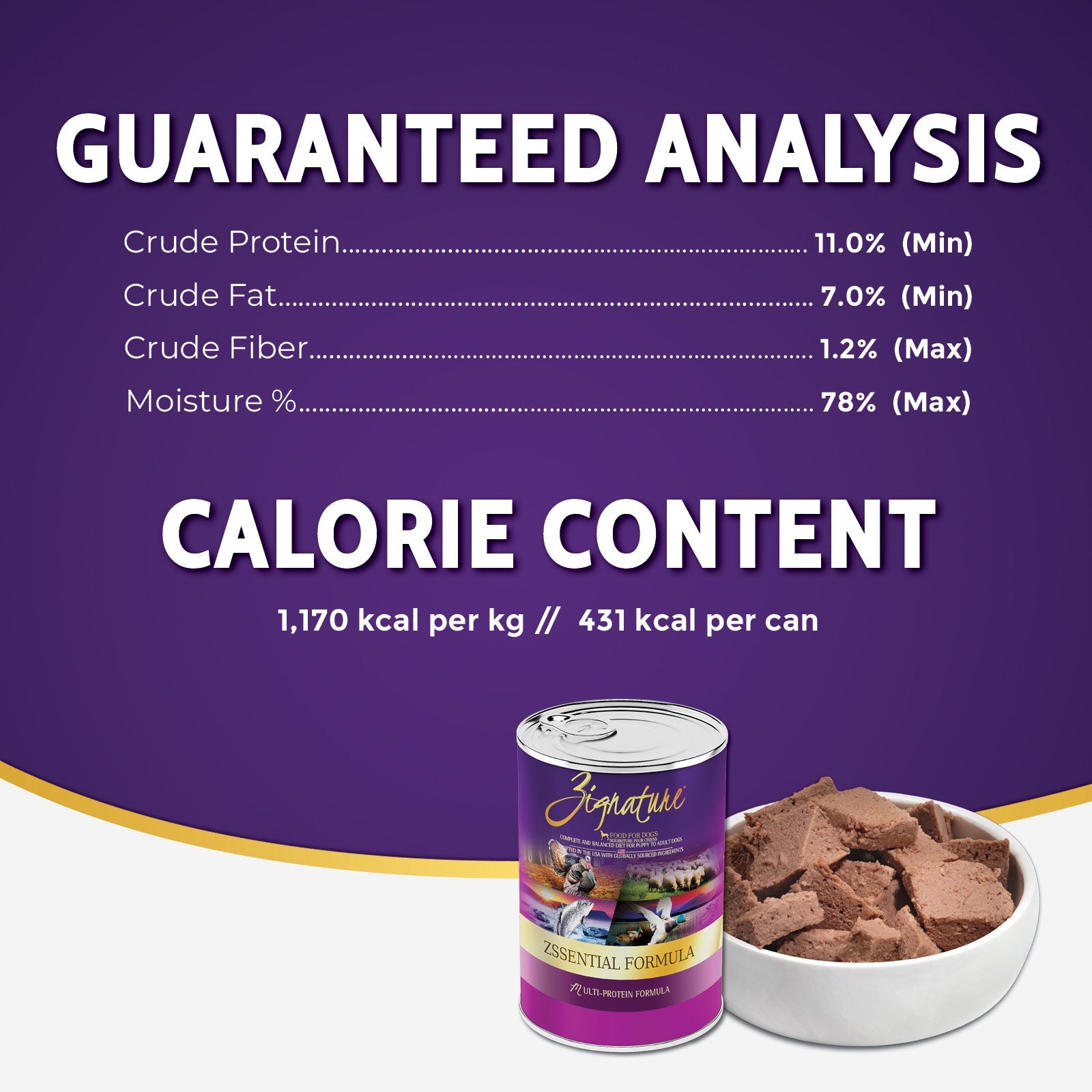 Zignature Zssential Formula Wet Dog Food — product highlights tile 4