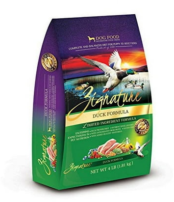 Zignature Duck Formula Dry Dog Food