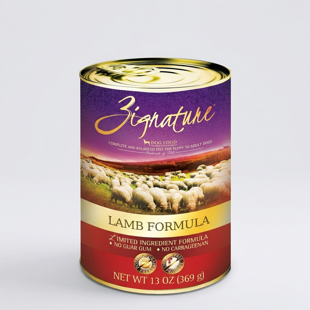 Zignature Lamb Limited Ingredient Grain-Free Canned Dog Food, 13 oz can #13 oz